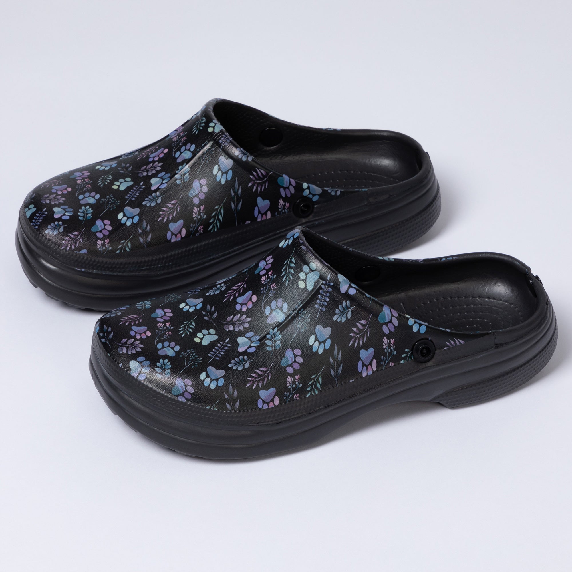 Paw Print Indoor/Outdoor Slide Slippers、mySite、camillekostekn