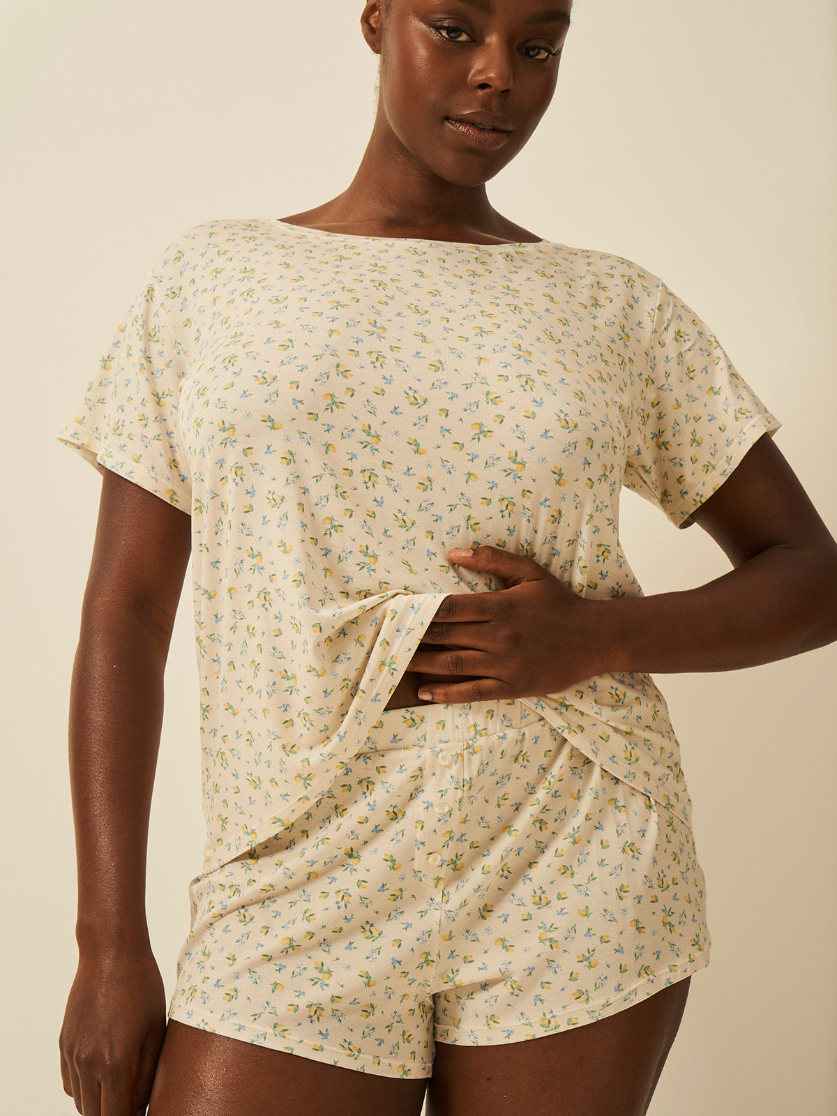 T-shirt & Short Pyjama Set - Summer Lemon、mySite、bengalsvssteelers