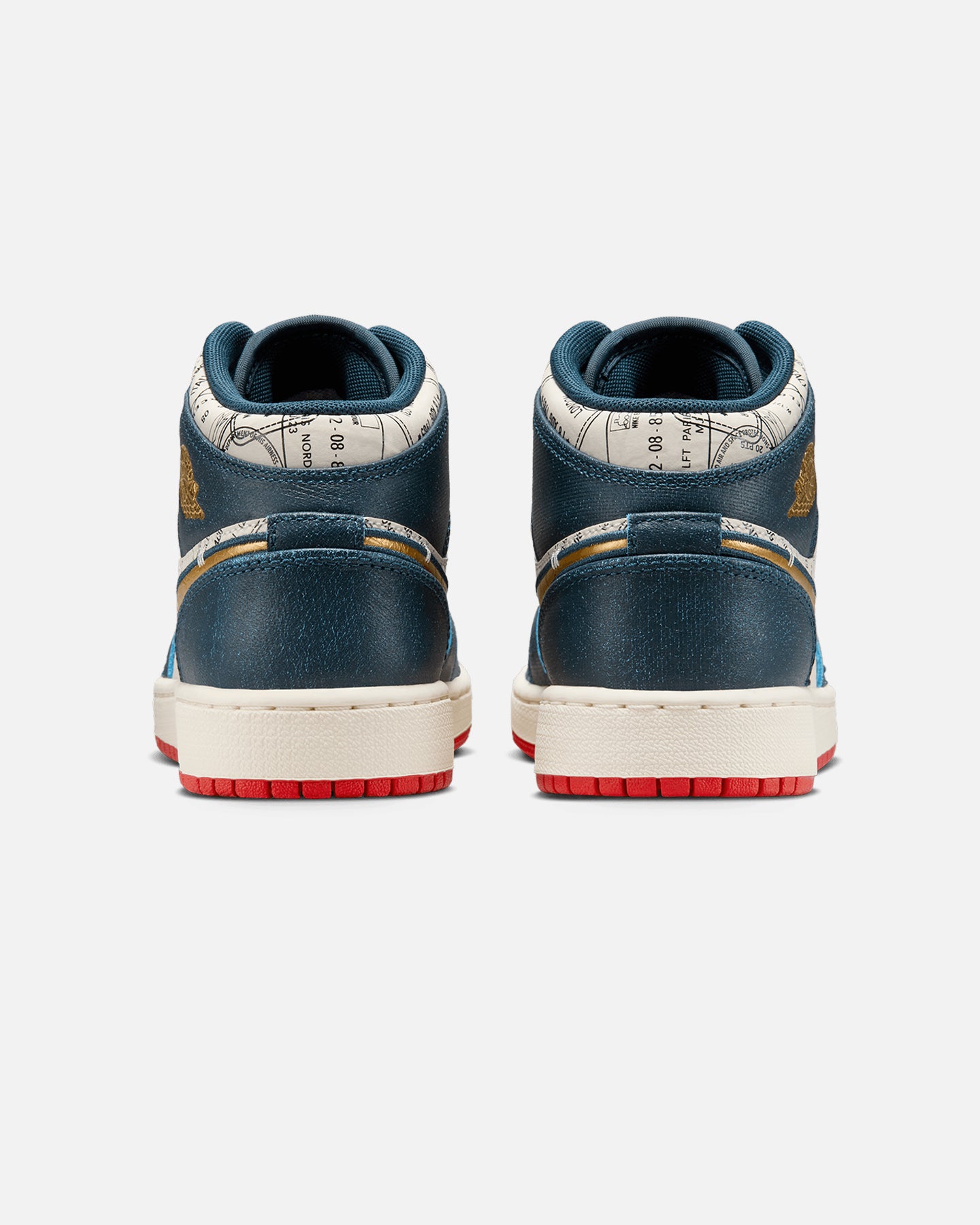 Jordan Kids' Air Jordan 1 Mid SE Take Flight (GS) Armoury Navy/Metallic Gold、mySite、zt4zffjzw