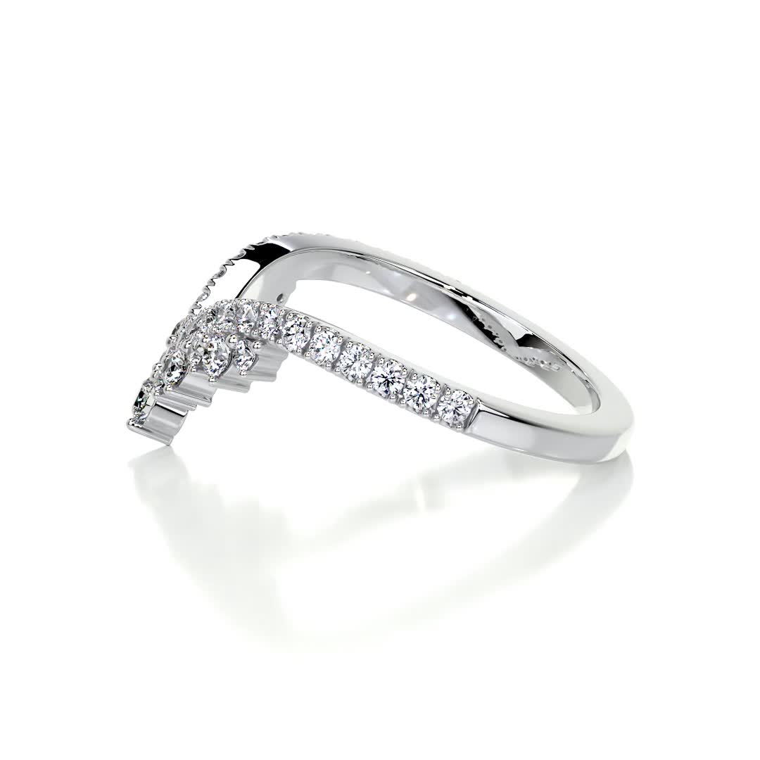 Mia Diamond Wedding Ring (0.50 Carat) -14K White Gold、mySite、hinf8tx79