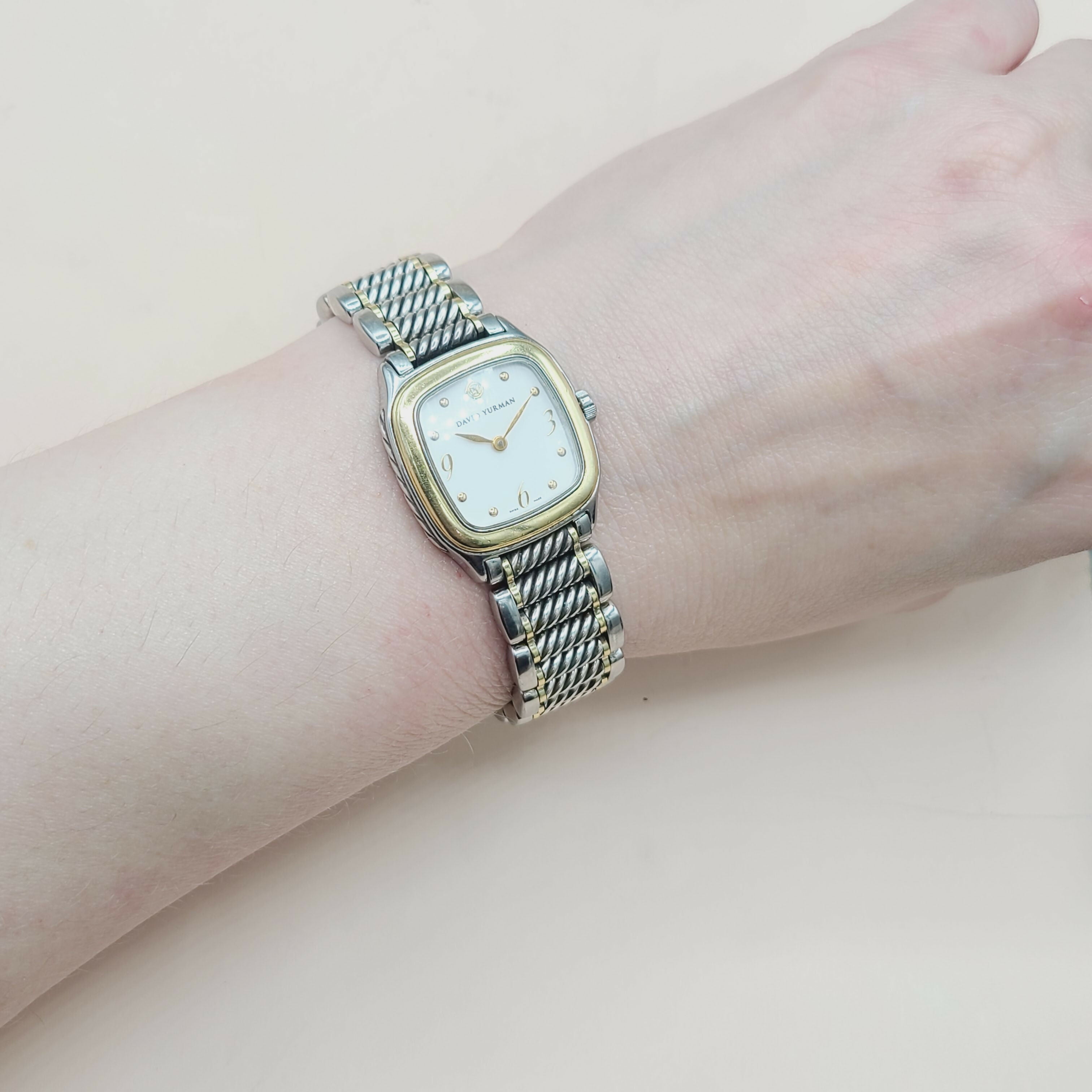 David Yurman Thoroughbred Watch 25mm with Gold、mySite、hinf8tx79