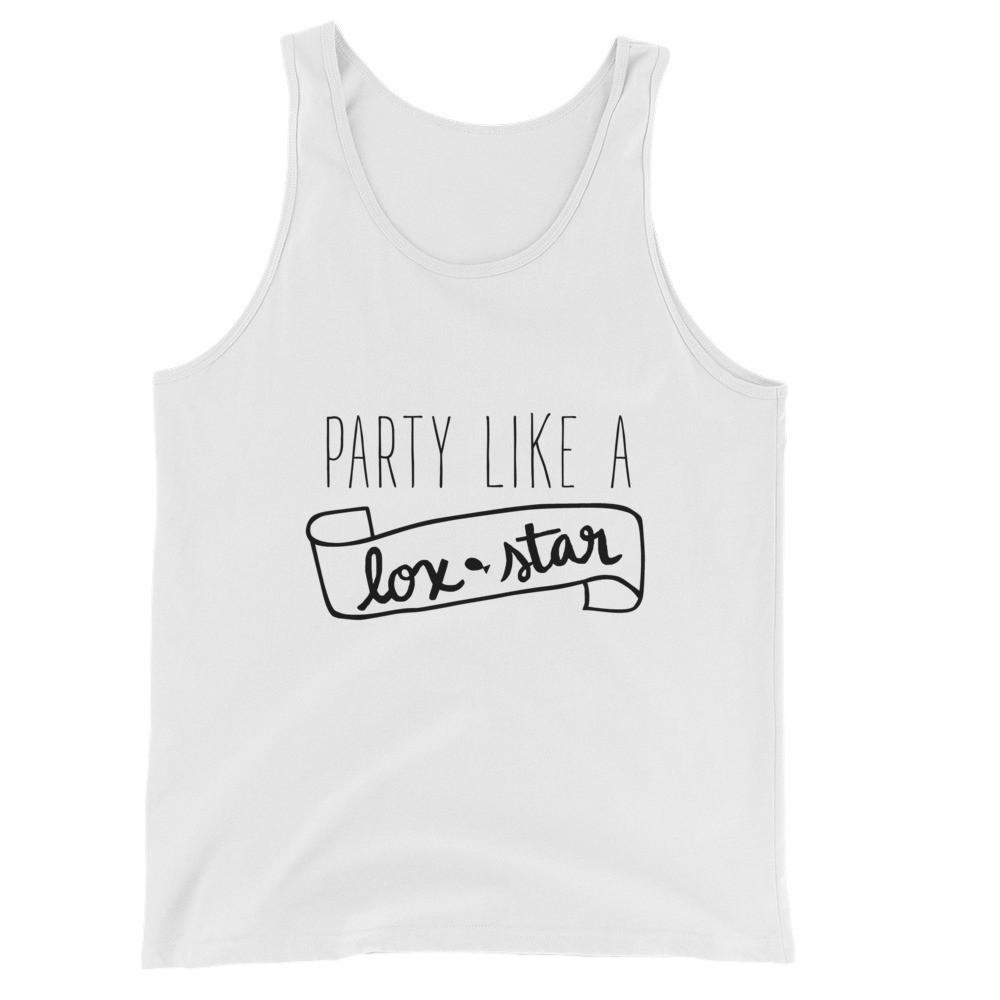 Party Like a Lox Star Unisex Tank - (Sizes XS - XXL)、mySite、topwebapps