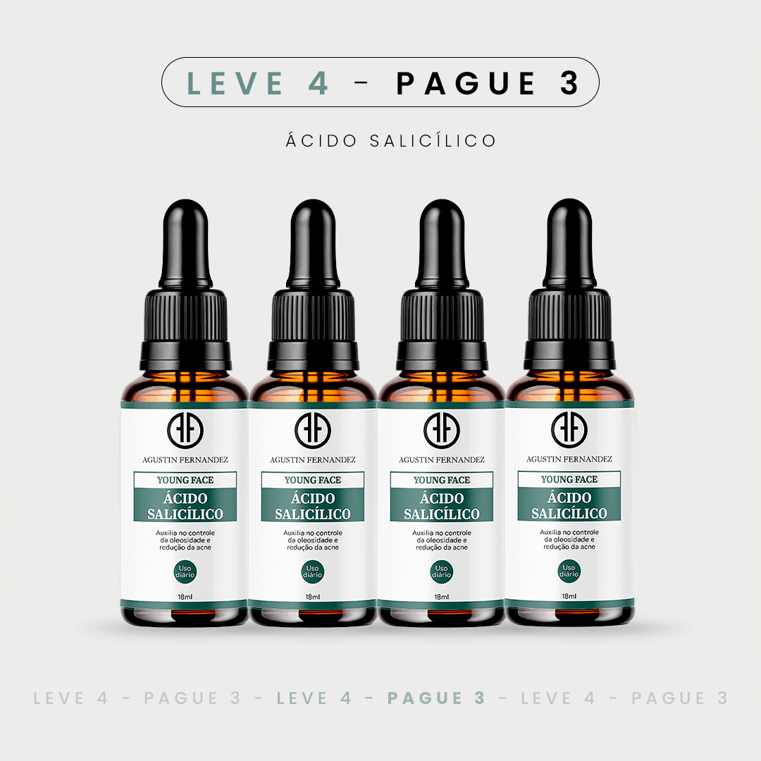 Kit 4 S茅rum Young Face cido Salic铆lico 18ml、mySite、camillekostekn