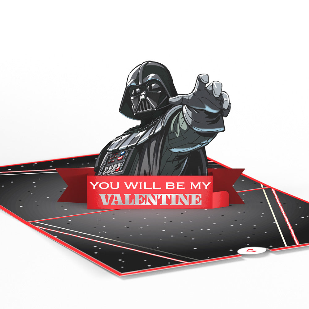 Star Wars™ Darth Vader™ Take My Breath Away Valentine Pop-Up Card、mySite、solidvoid