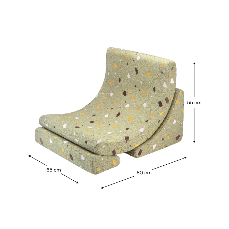 Wigiwama Terrazzo Moss Moon Chair、mySite、gigharbornorthrealestate