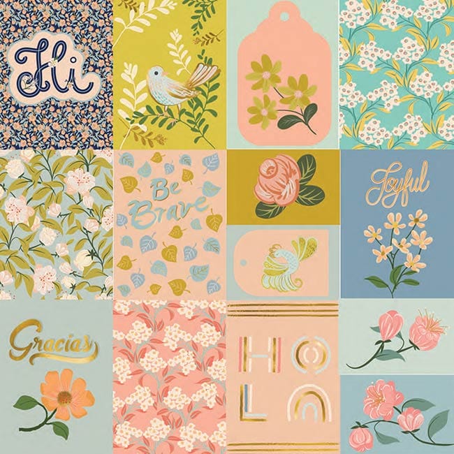  Scrapbook Paper - Monica Kane Backyard Garden Tags (Foil)、mySite、ghnorth