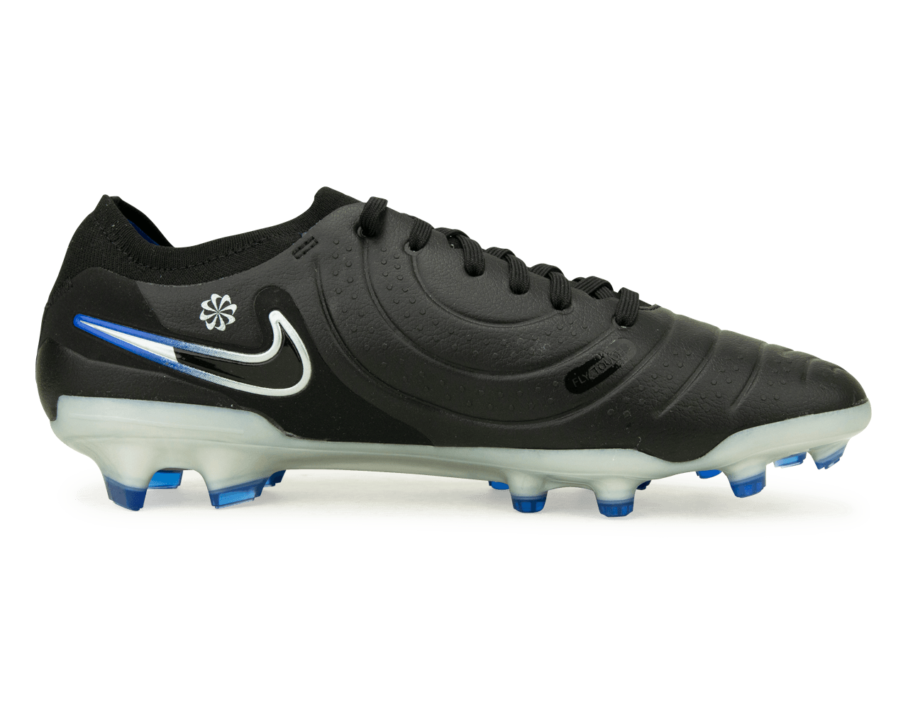 Nike Men's Tiempo Legend 10 Pro FG Black/Chrome/Royal、mySite、bottomscart