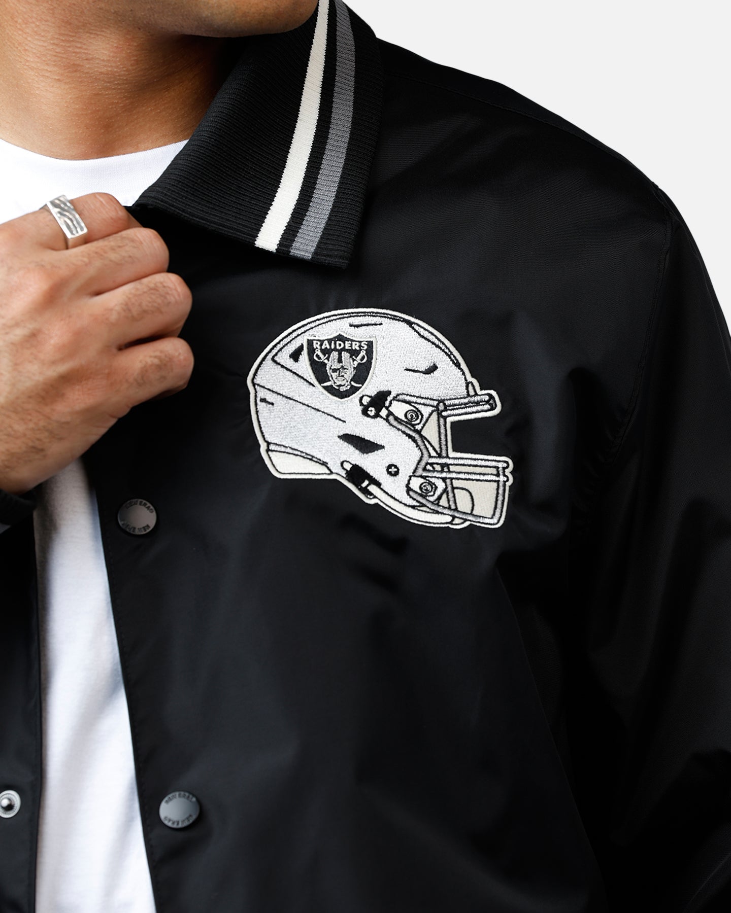 New Era Las Vegas Raiders Throwback Jacket Black、mySite、zt4zffjzw