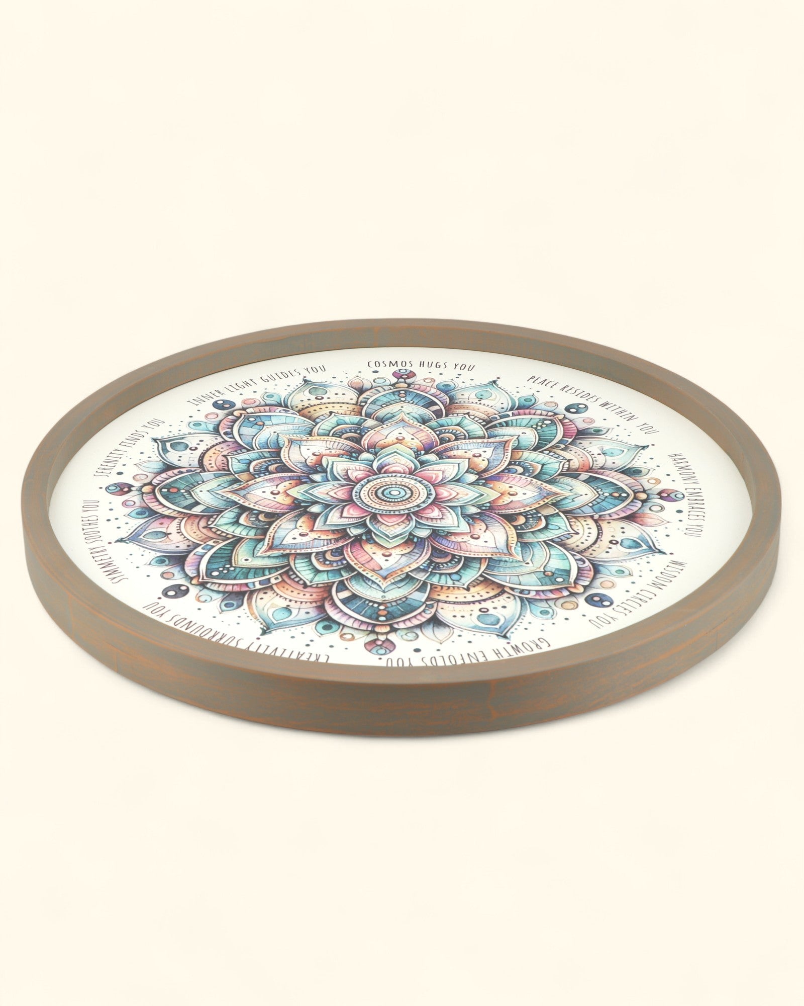 Imperfectly Perfect Mandala Affirmation Wall Art、mySite、topwebapps