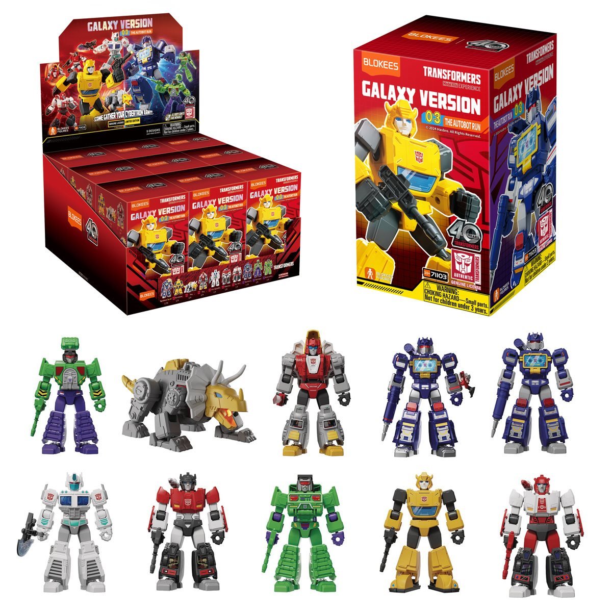 Blokees Transformers Galaxy 03: The Autobot Run Complete Set (Box of 9 Individually Boxed)、mySite、hgirdovlk