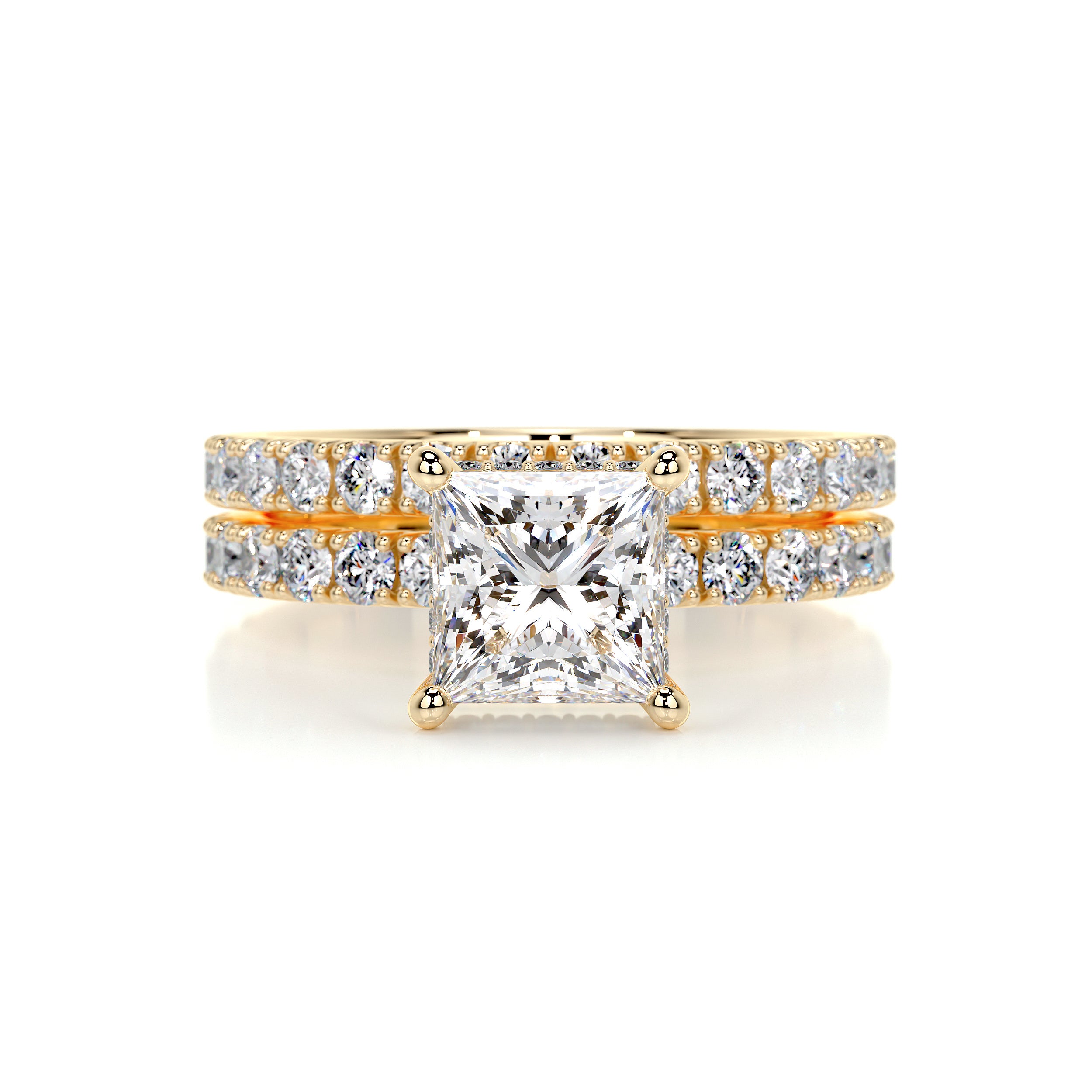 Valentina Diamond Bridal Set -18K Yellow Gold、mySite、hinf8tx79
