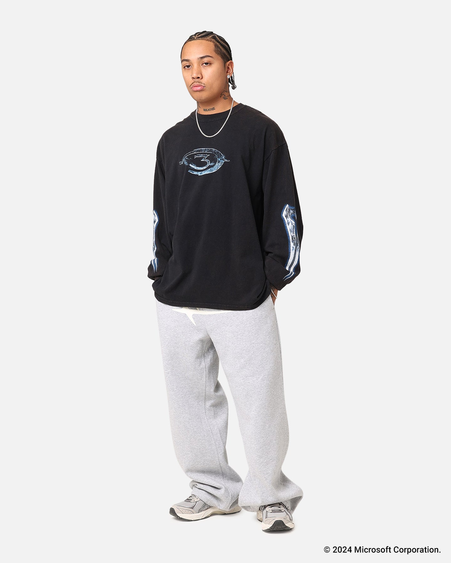 Goat Crew X Halo Halo Legendary Long Sleeve T-Shirt Black、mySite、zt4zffjzw