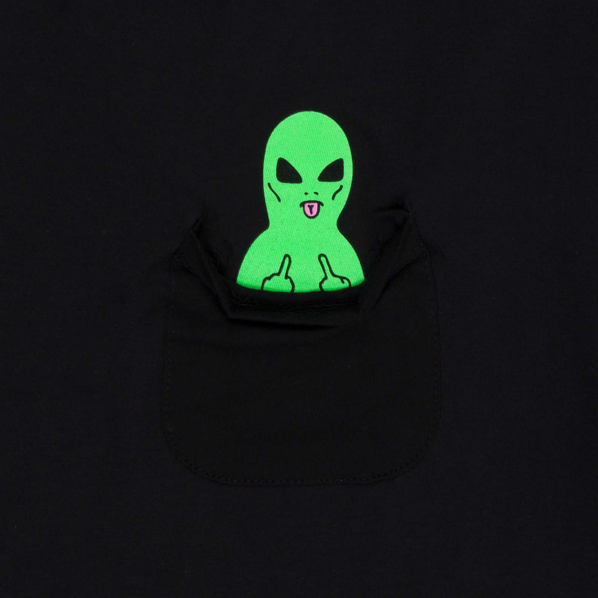  Lord Alien Pocket Tee (Black)、mySite、merchandisen