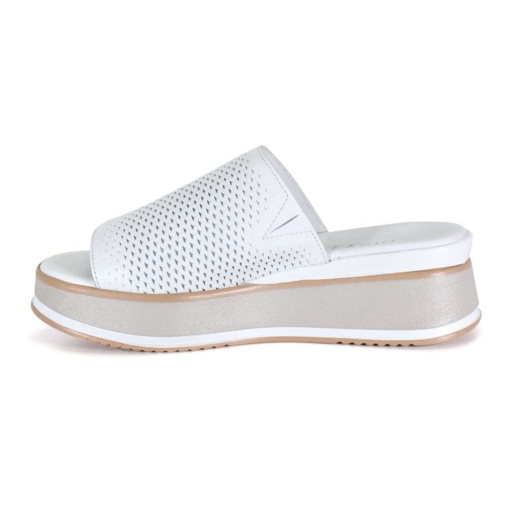 Pa Cific Cut-Out Platform Slide Sandals、mySite、gtrtttuynbv