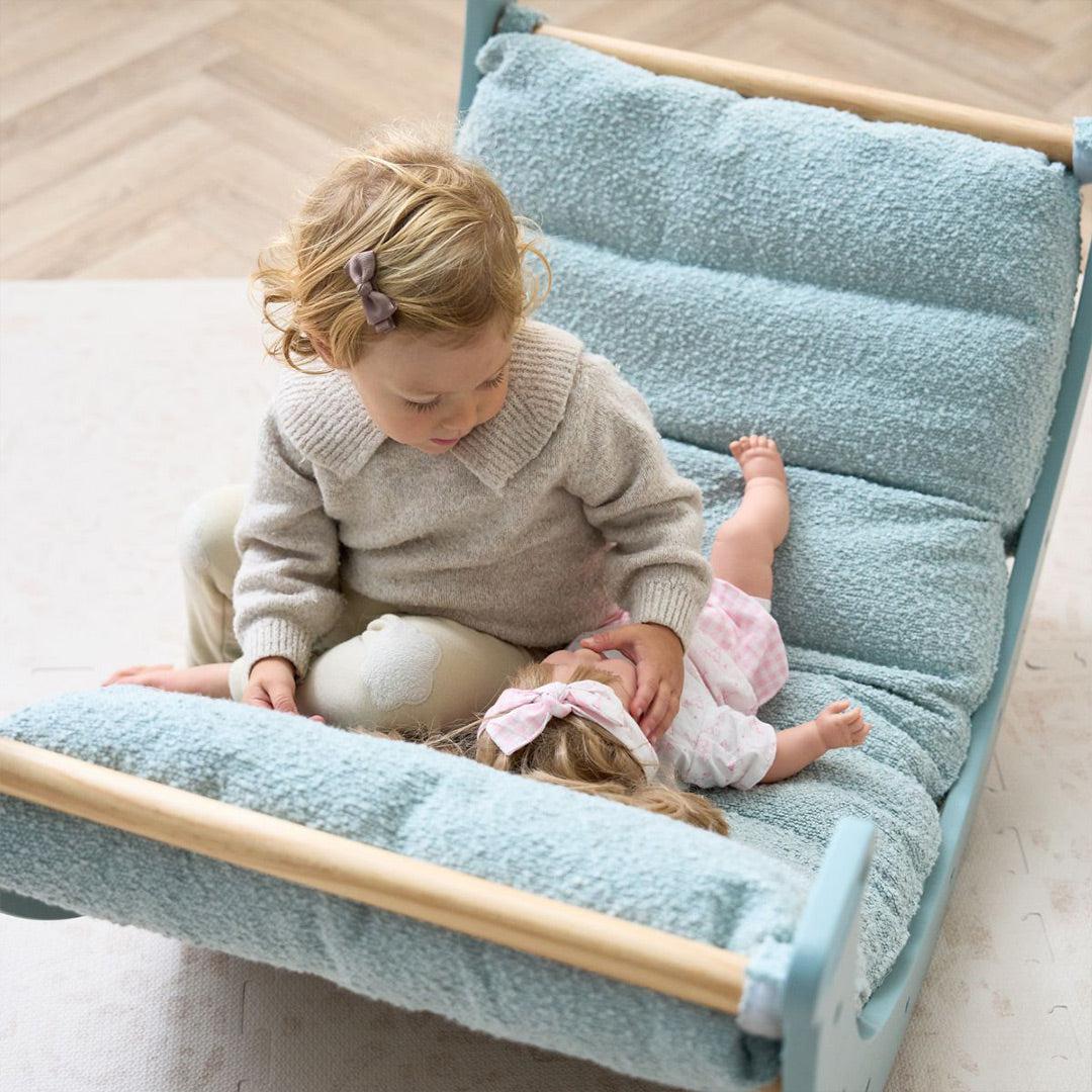  Tutti Bambini Scala Montessori Pikler Rocking Frame Cushion - Ocean Stone、mySite、merchandisen