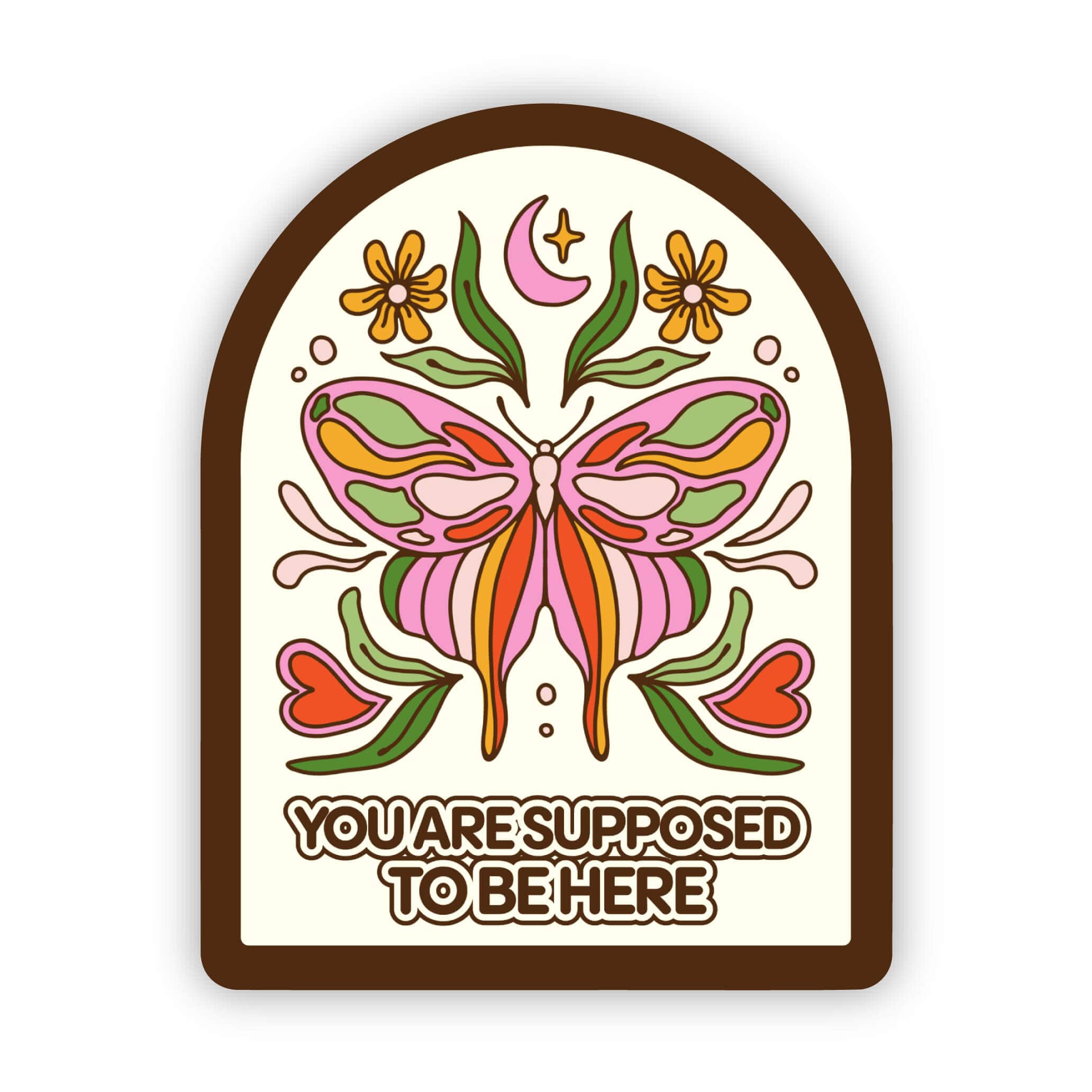  You're Supposed To Be Here Sticker、mySite、elrpsem3k