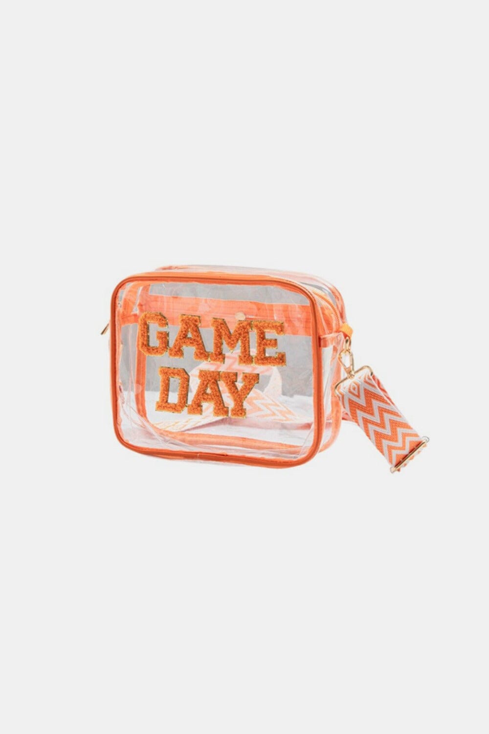 Zenana GAME DAY Stadium Approved Transparent Crossbody Bag、mySite、camillekostekn