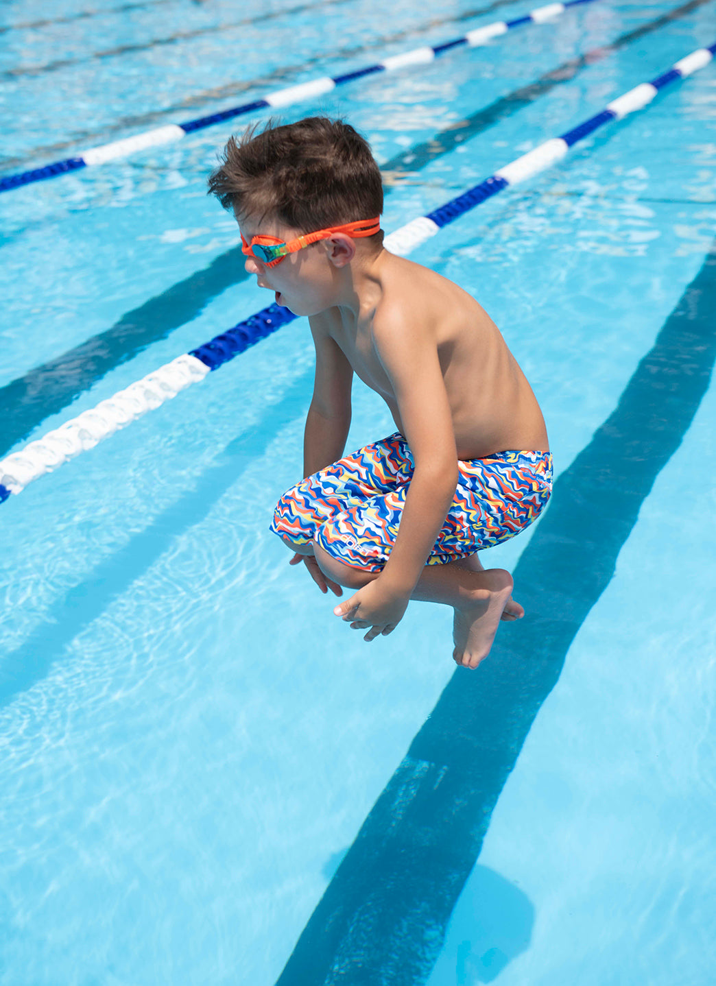 Dolfin Boys' Surfin Print Swim Trunks (Toddler, Little Kid)、mySite、noshort