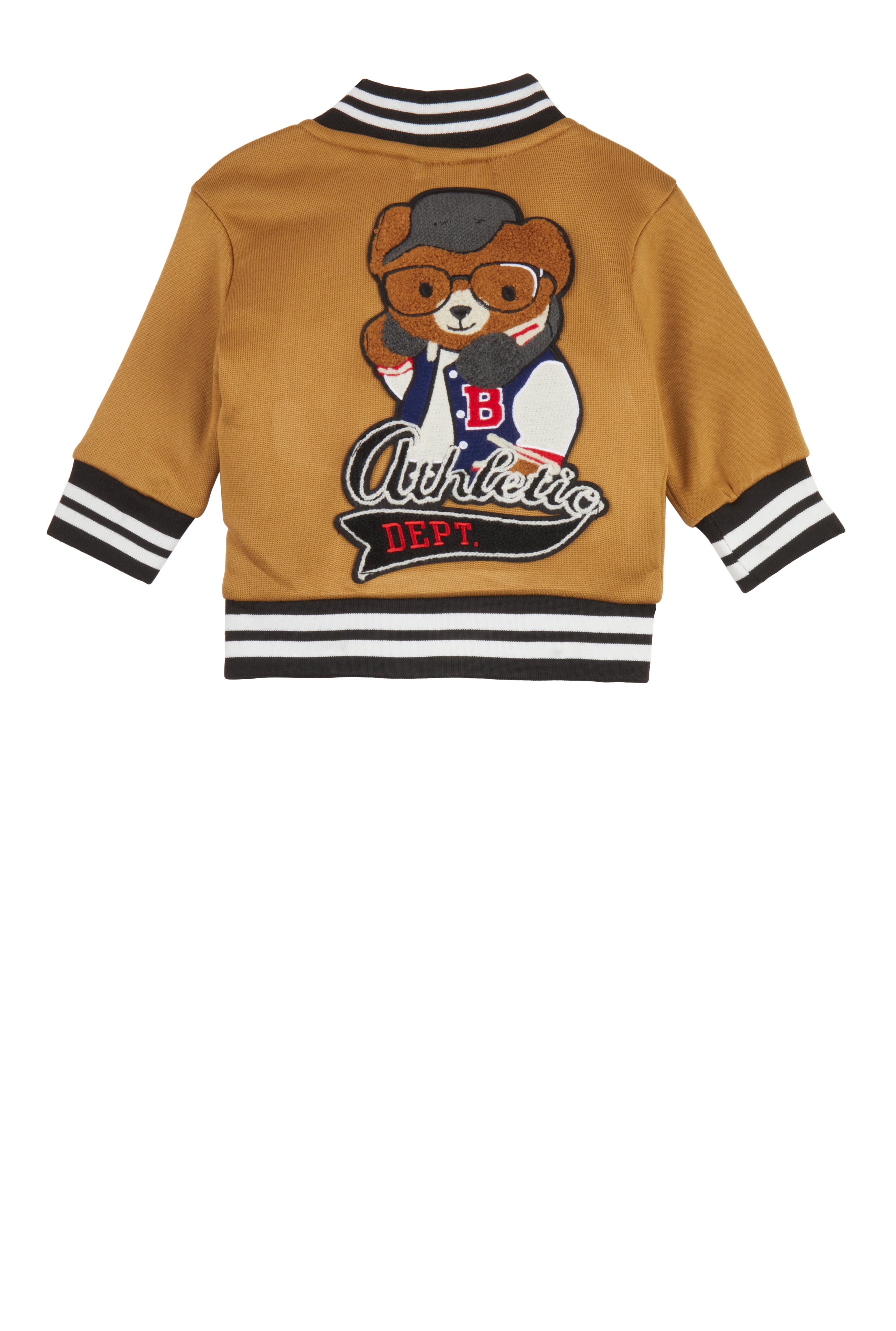 Baby Boys 0-9M Bear Athletic Dept Graphic Varsity Jacket、mySite、camillekostekn