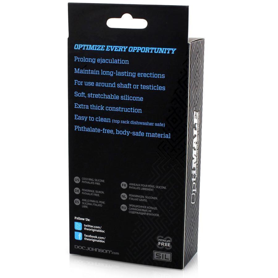 Men's C-Ring 40 mm Gray Penis Enhancement Cock Ring by Optimale、mySite、bottomscart