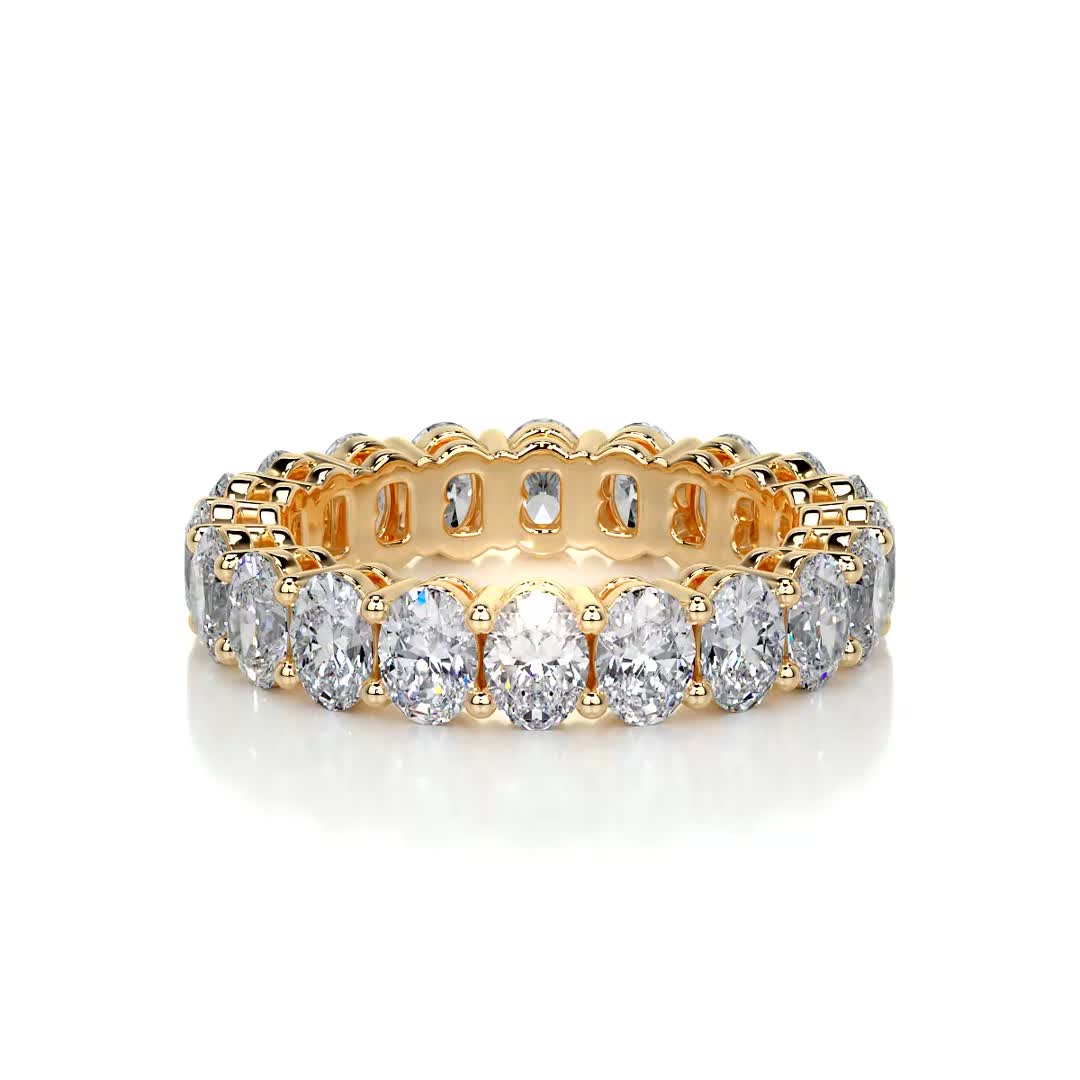 Julia Lab Grown Diamond Wedding Ring -18K Yellow Gold、mySite、hinf8tx79