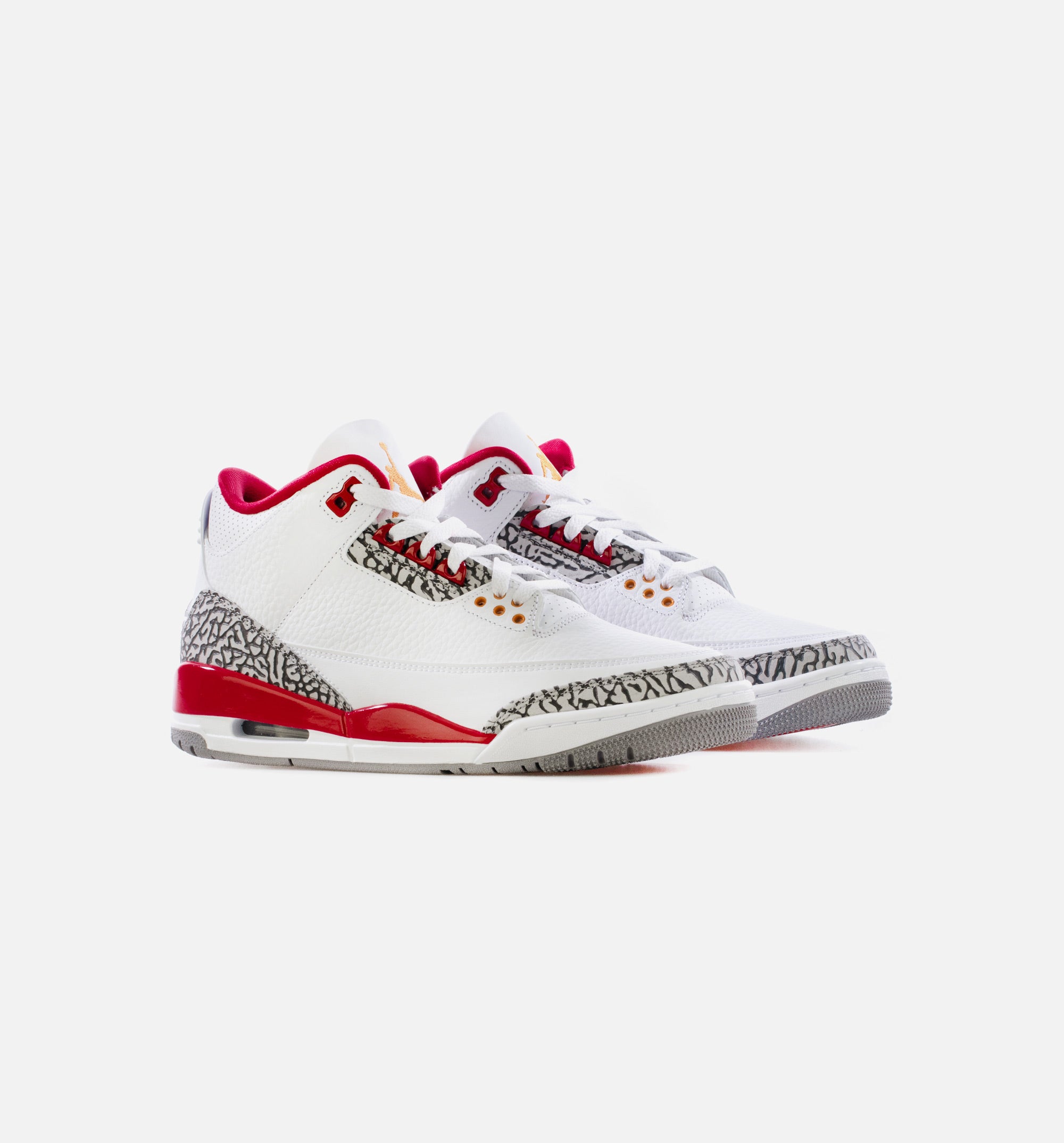 Air Jordan 3 Retro Cardinal Red Mens Lifestyle Shoe - White/Light Curry/Cardinal Red Limit One Per Customer、mySite、dreamappss