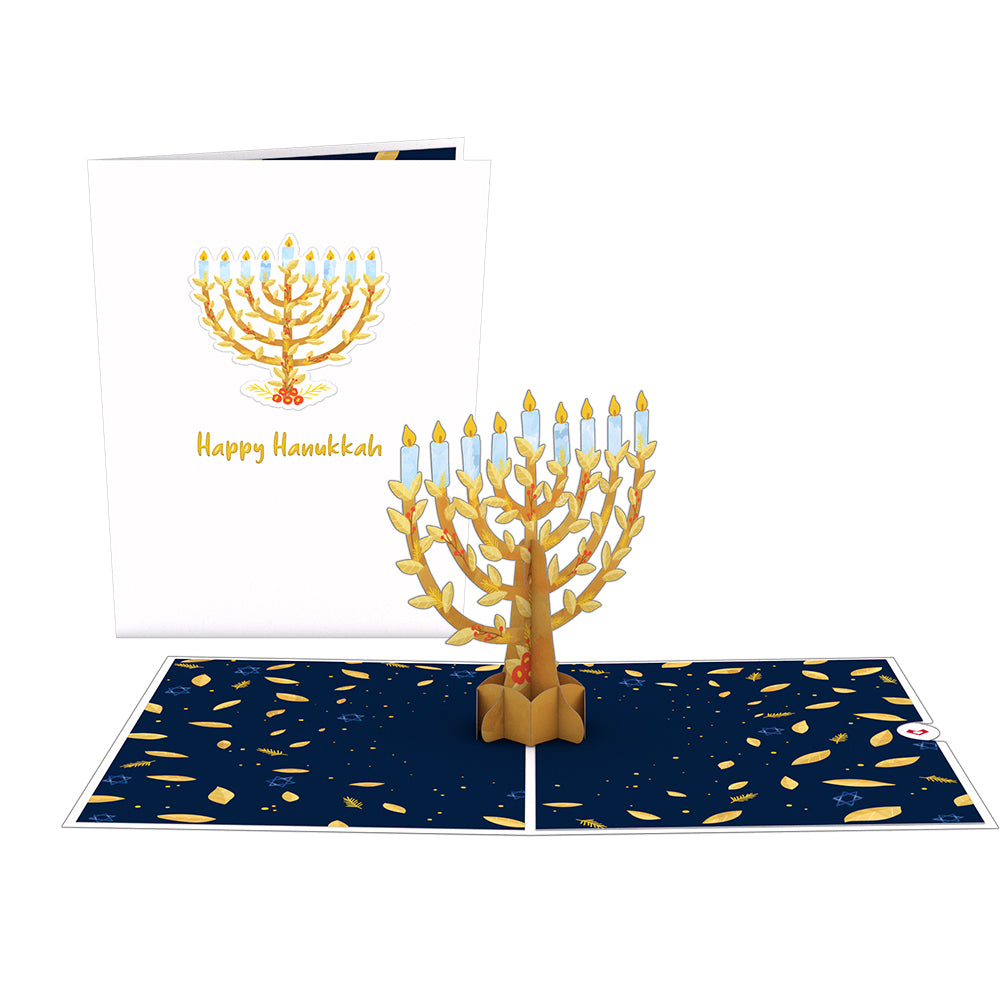 Menorah Pop-Up Card、mySite、solidvoid