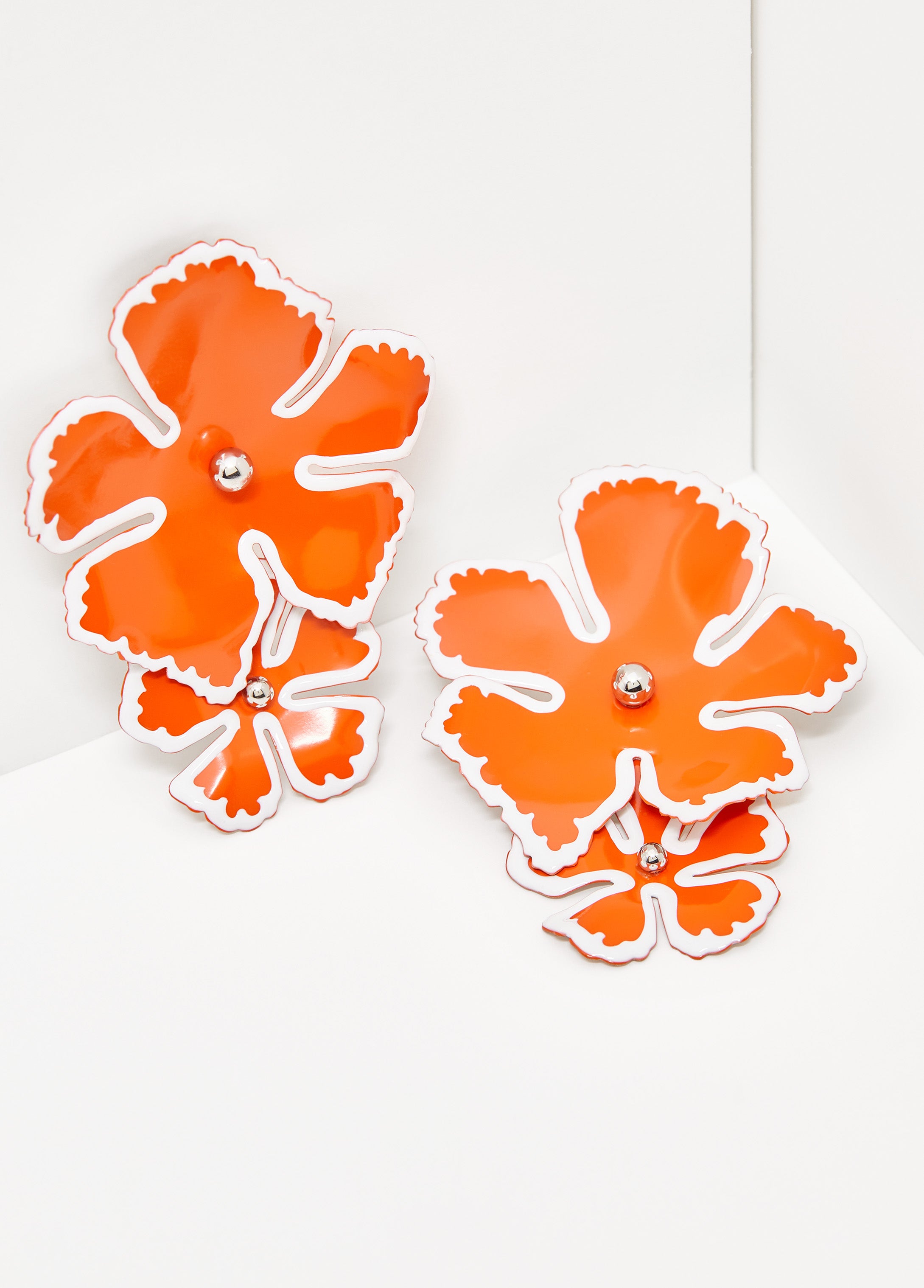 Painted Flower Earrings、mySite、bengalsvssteelers