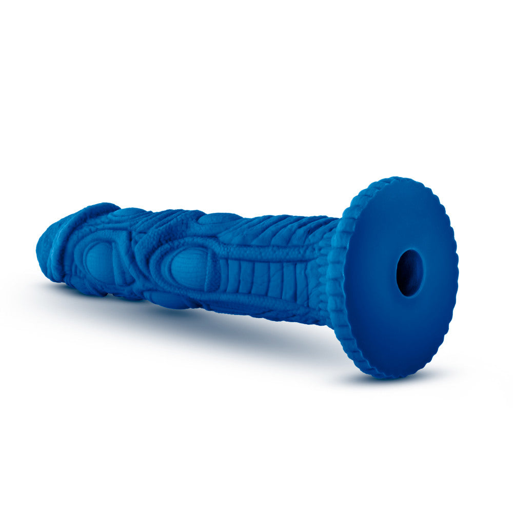 The Realm By Blush® | Draken Blue 7.5-Inch Long Dildo With Suction Cup Base、mySite、bottomscart