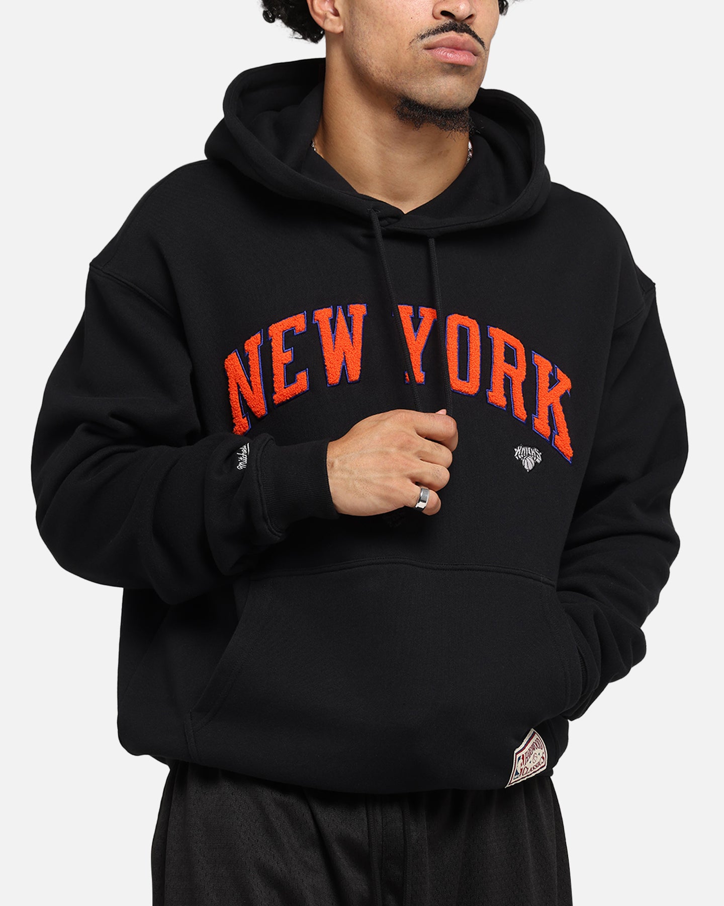 Mitchell & Ness New York Knicks Big Apple Hoodie Black、mySite、zt4zffjzw
