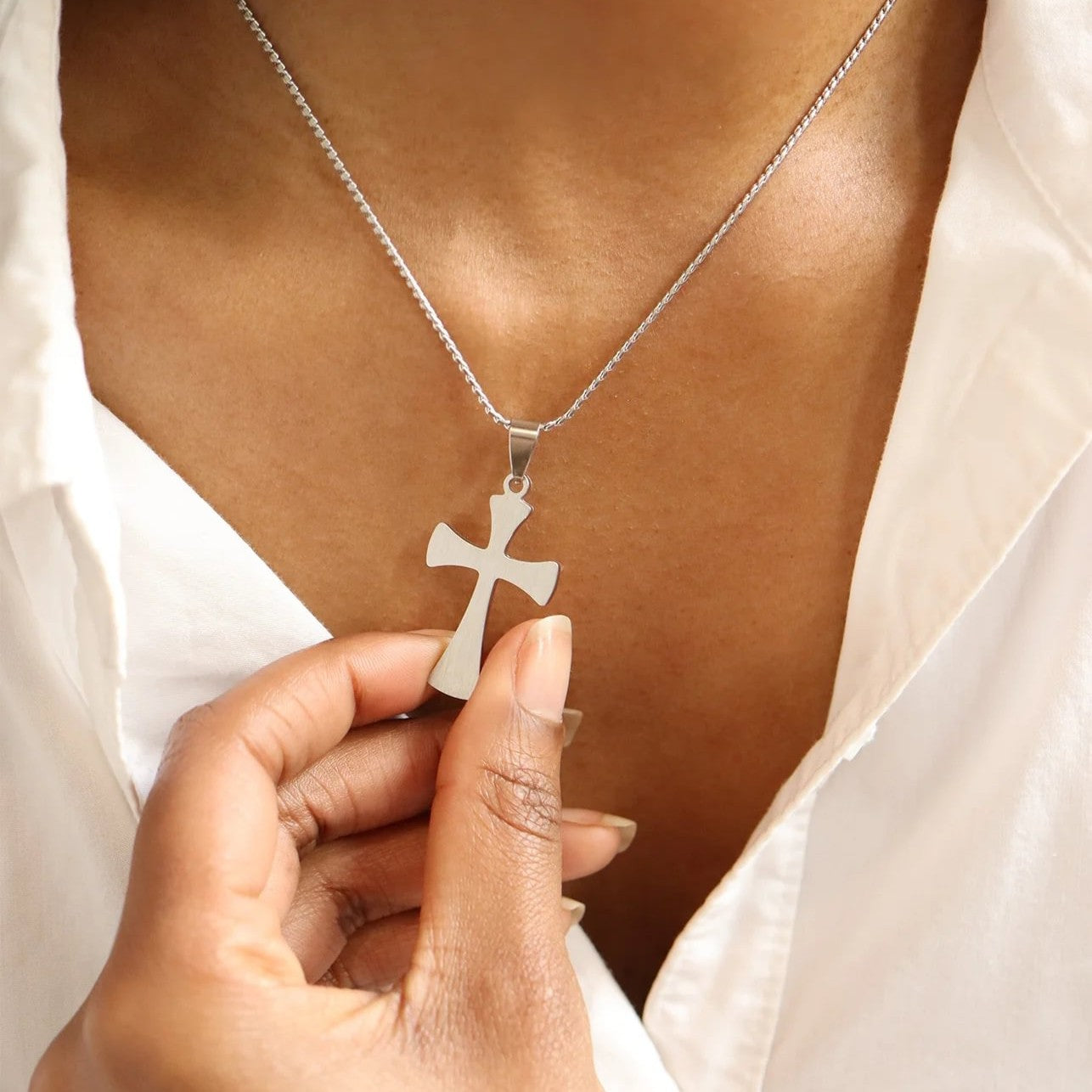 Stainless Steel Cross Pendant / PDJ2581、mySite、dreamappss