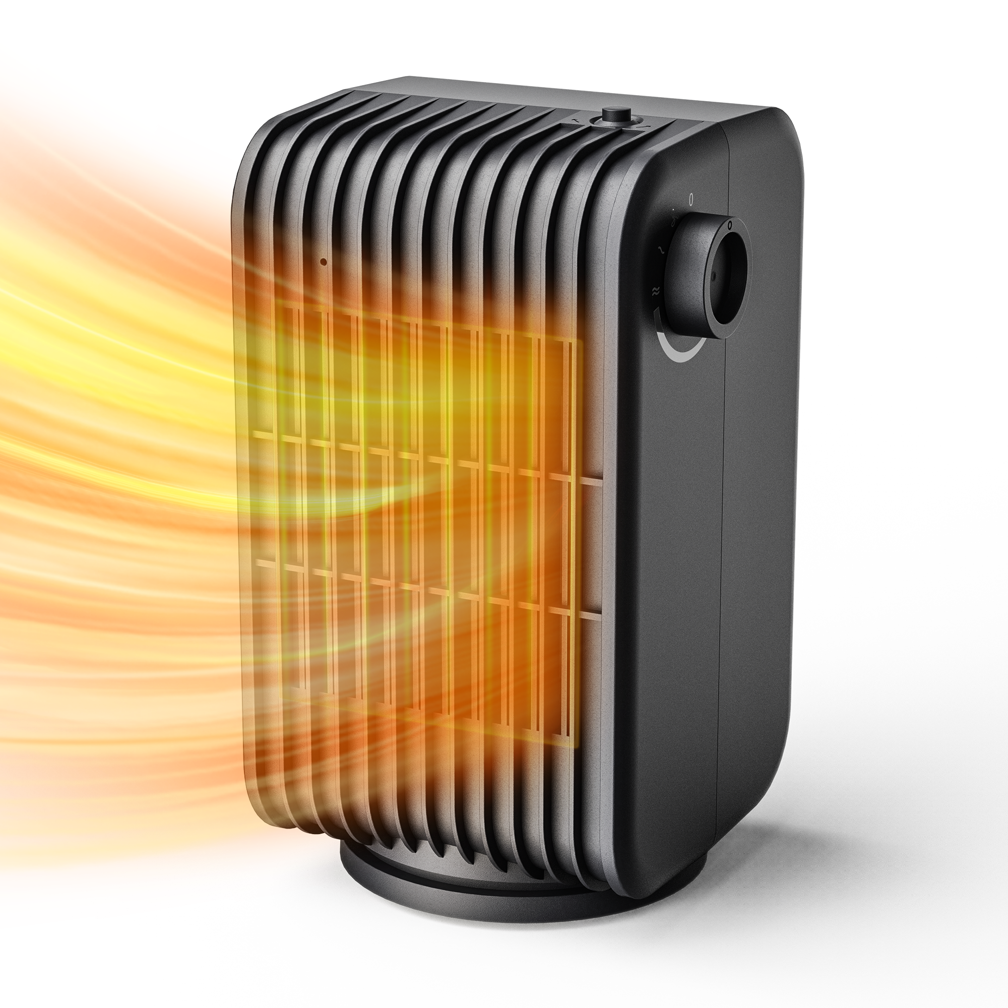 Kloudic Space Heater Electric Heater with 3 Modes, 1500W Small Desk Heater for Indoor Bedroom Office Use、mySite、fannypackpong