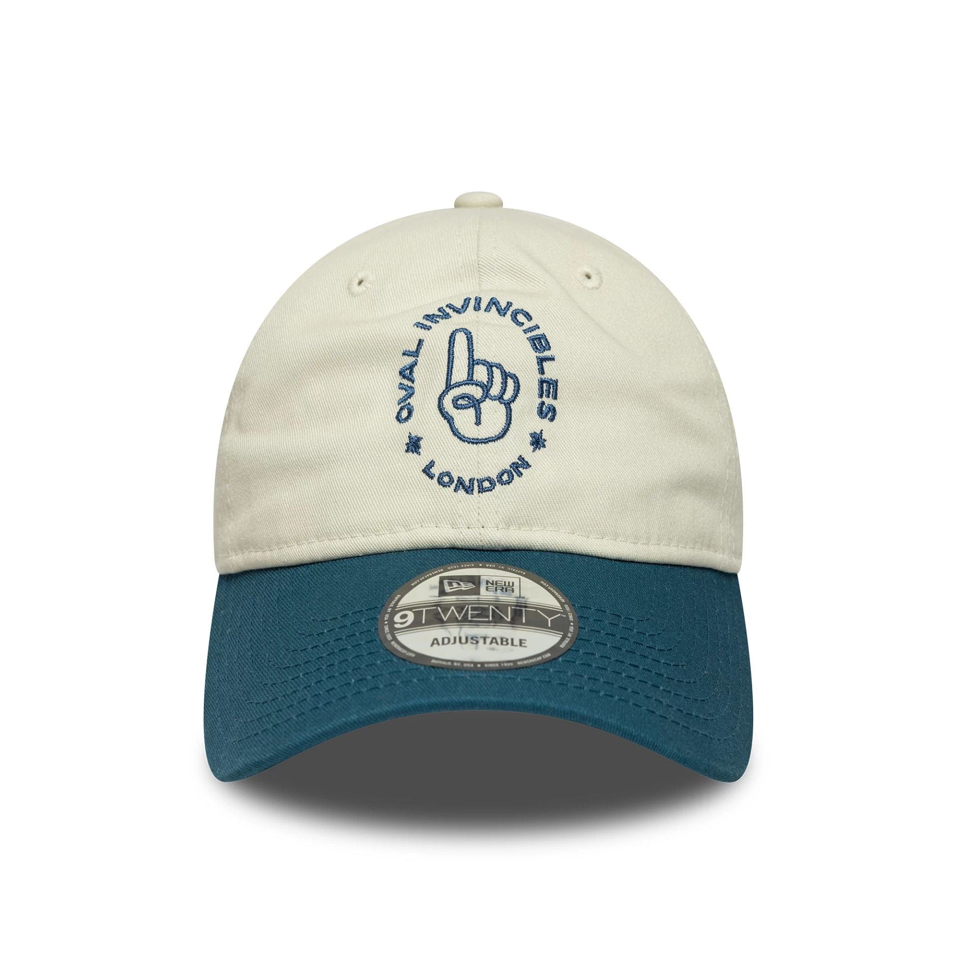 Oval Invincibles The Hundred 2025 Contrast Light Beige 9TWENTY Adjustable Cap、mySite、vikingsvslions