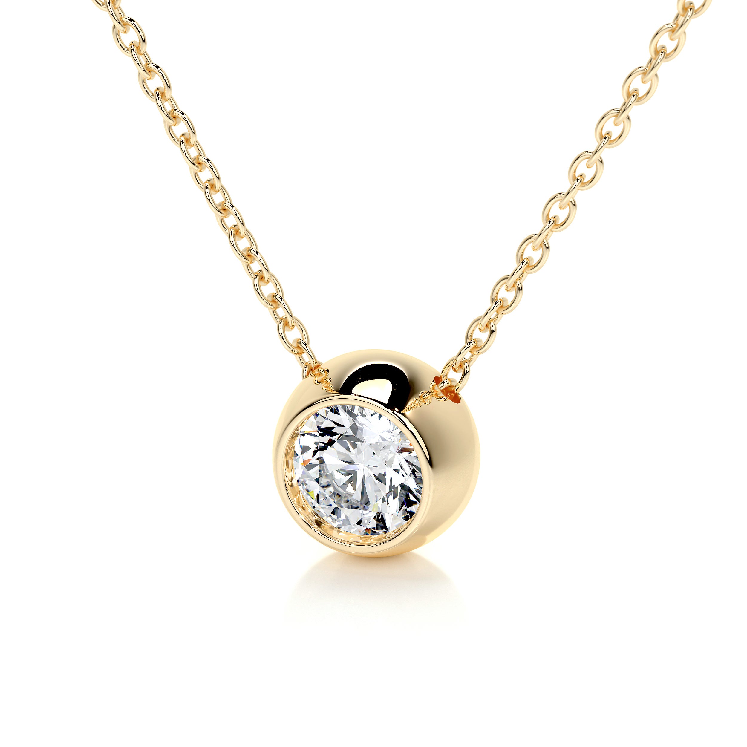 Dorothy Lab Grown Diamond Pendant -18K Yellow Gold、mySite、hinf8tx79