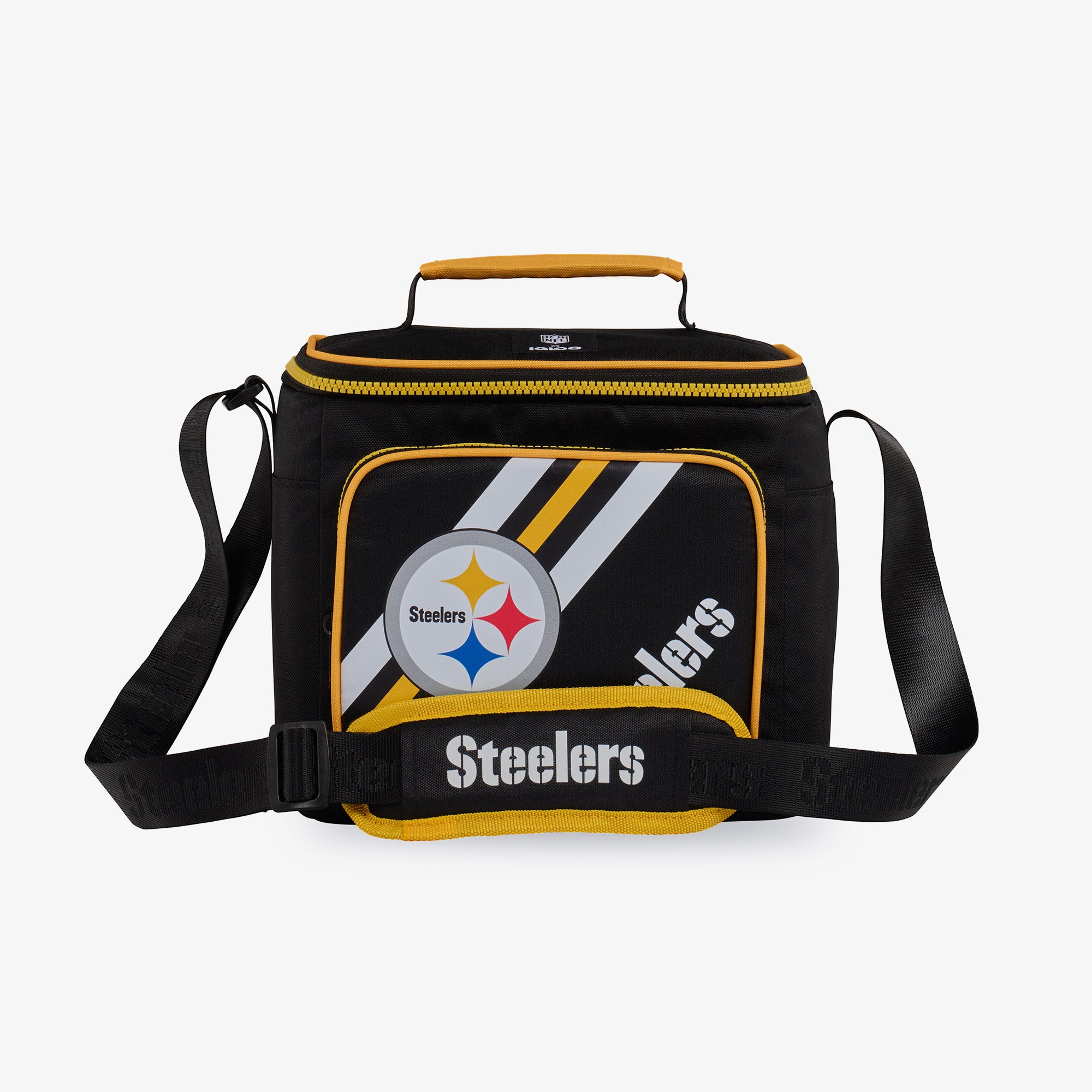 Pittsburgh Steelers Square Lunch Cooler Bag、mySite、noshort