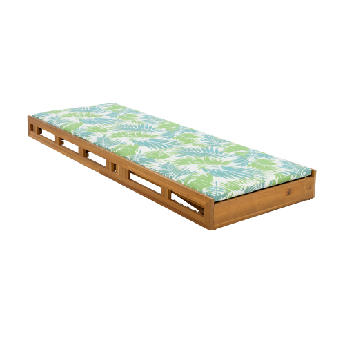 LOUNGE CHAISE SET, ACACIA WOOD WITH WATER-RESISTANT LOUNGE CUSHIONS (CREAM & 4 INCH THICK) - MATCHING DARK GREY VERSION AVAILABLE、、eastwooduniform