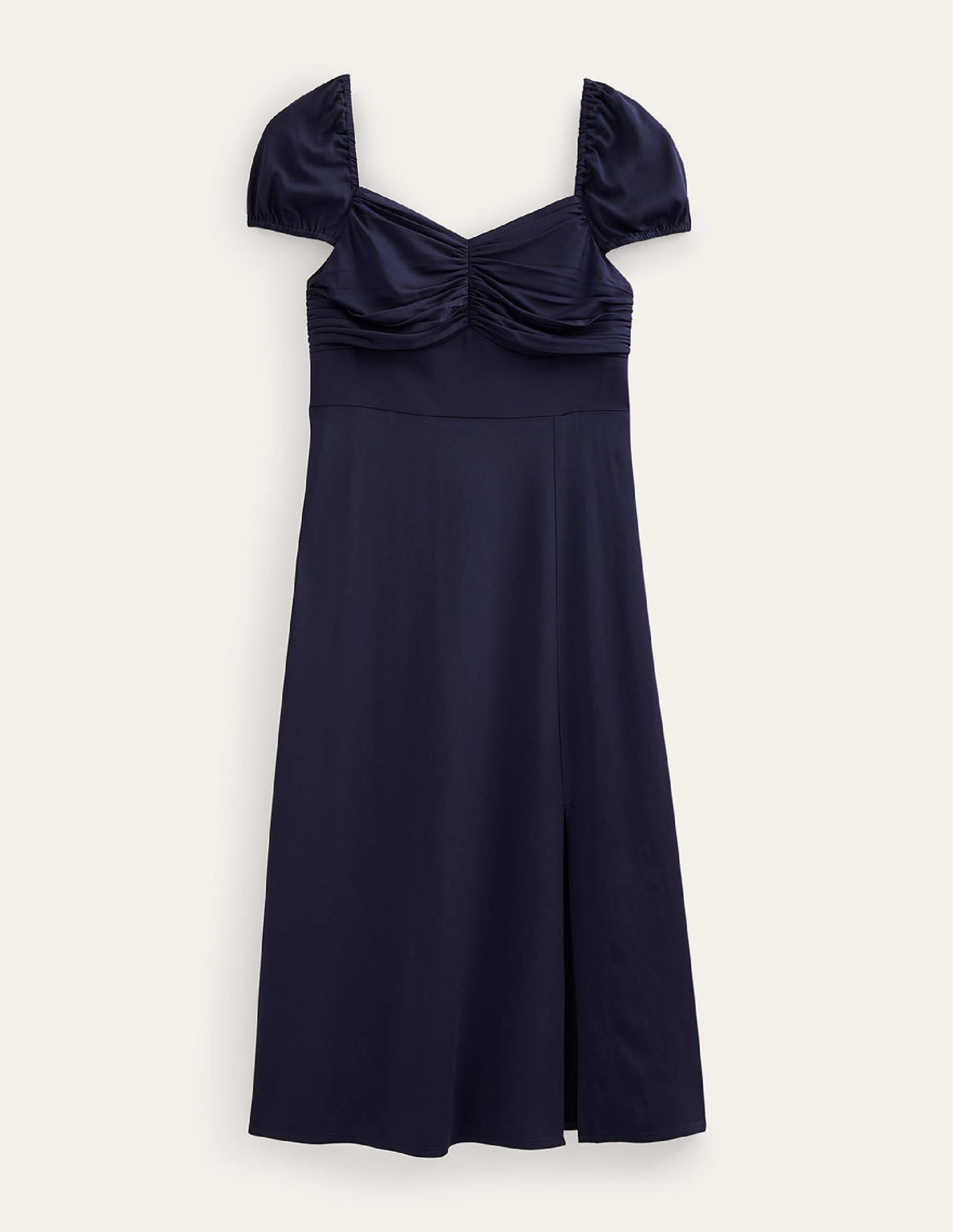  Cap-Sleeve Midi Dress-Navy、mySite、ashleygrahame
