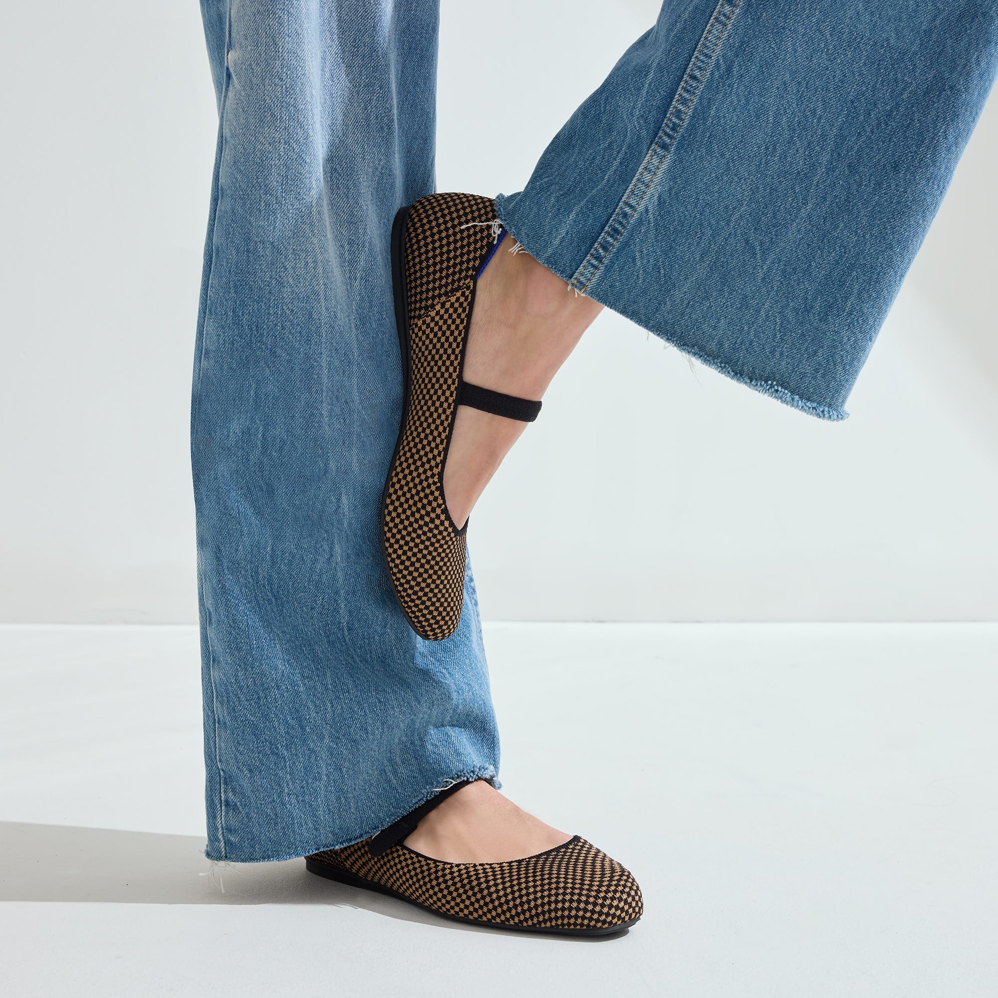  The Square Mary Jane - Wren Micro Check、mySite、preschool7hills