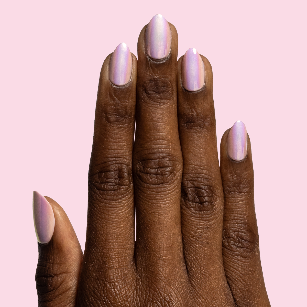 Rose Chrome - Press-On | Medium | Almond - Part of Set、mySite、solidvoid