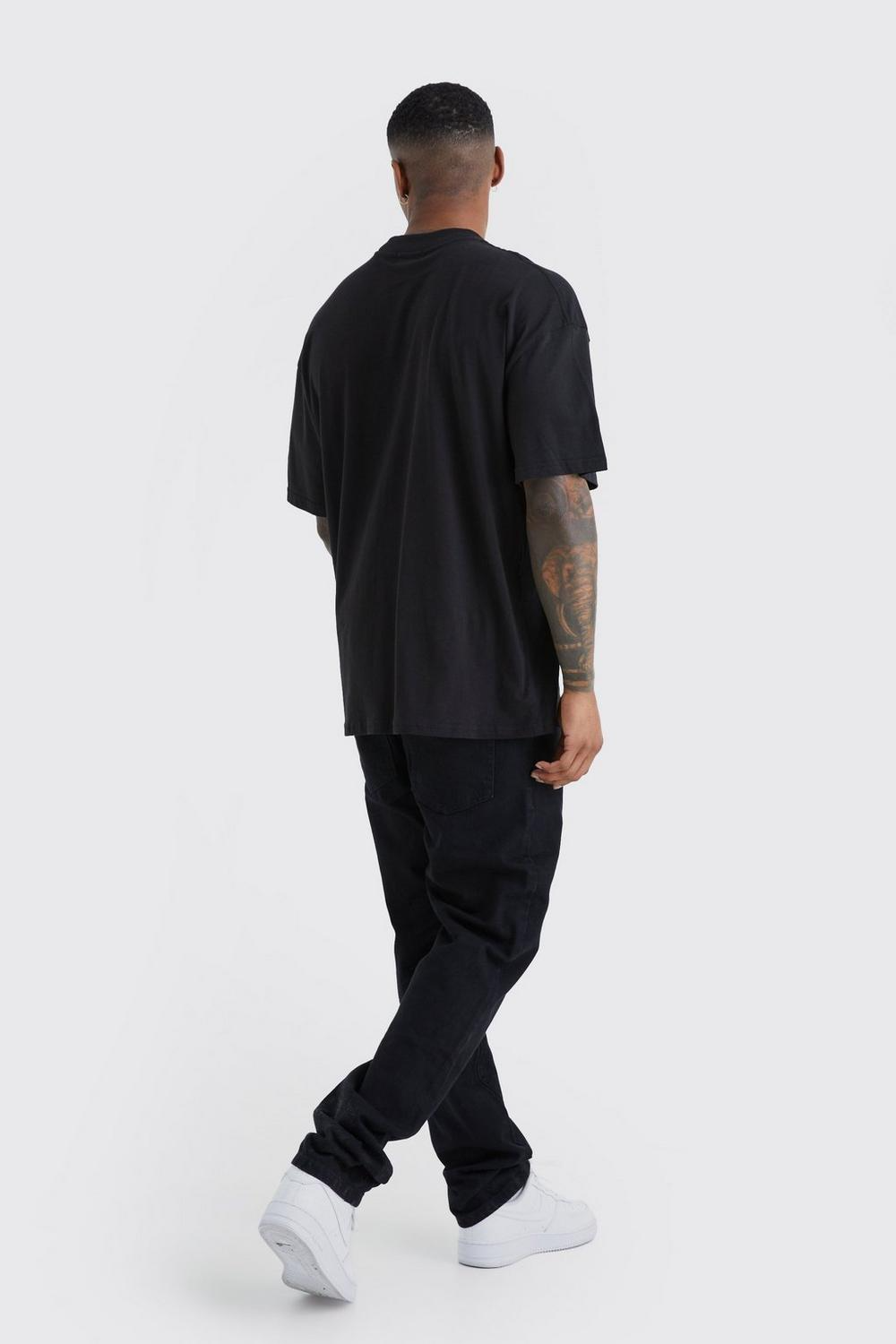  Boohooman Straight Rigid Jean True Black、mySite、justintrudeaud