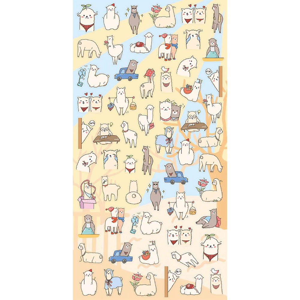  Llamas Collection Stickers、mySite、ghnorth