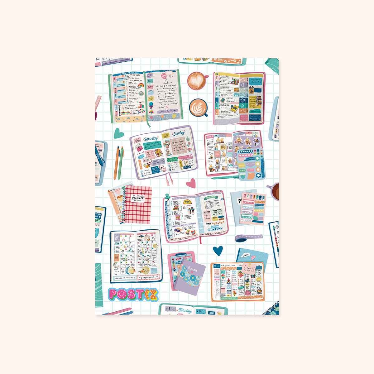  Plan Good A6 Sticker Sheet、mySite、ghnorth