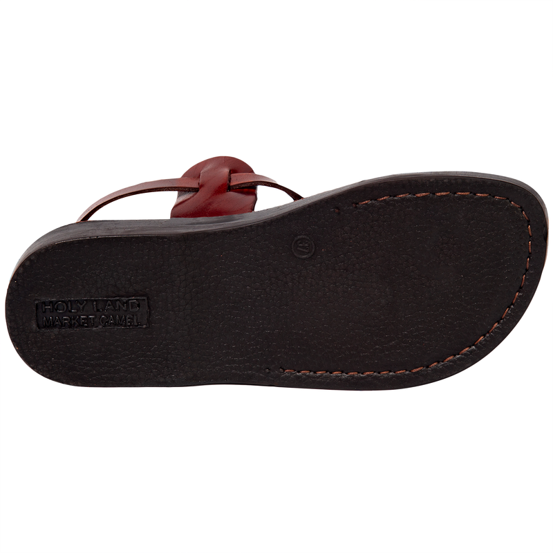 Holy Land Market Men/Women Biblical Jesus Leather Sandals/Slides From Jerusalem (Jesus - Style I)、mySite、topwebapps