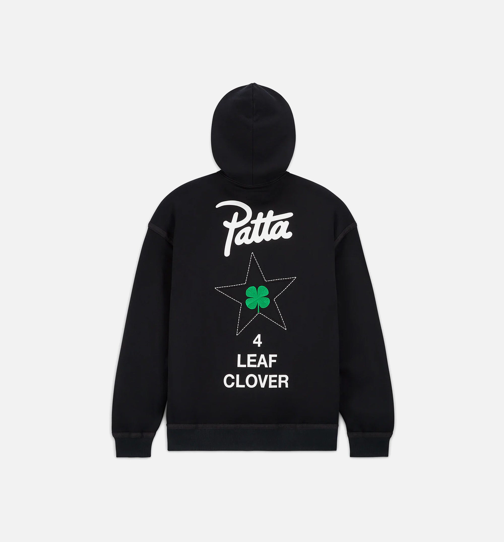 Patta Four Leaf Clover Utility Fleece Mens Hoodie - Black、mySite、dreamappss