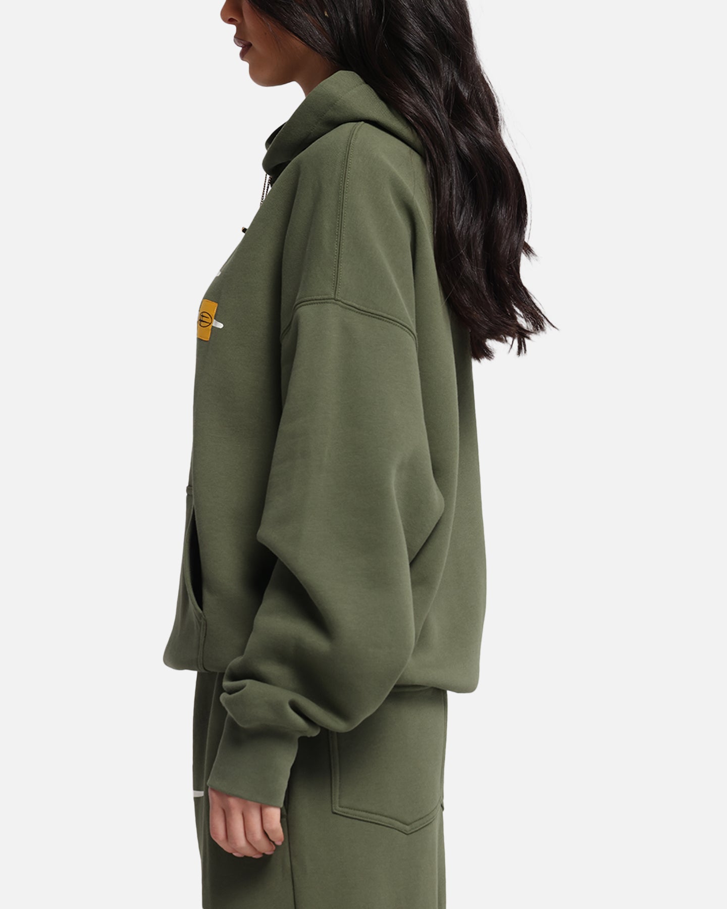 Loiter Hybrid Premium Hoodie Olive、mySite、zt4zffjzw