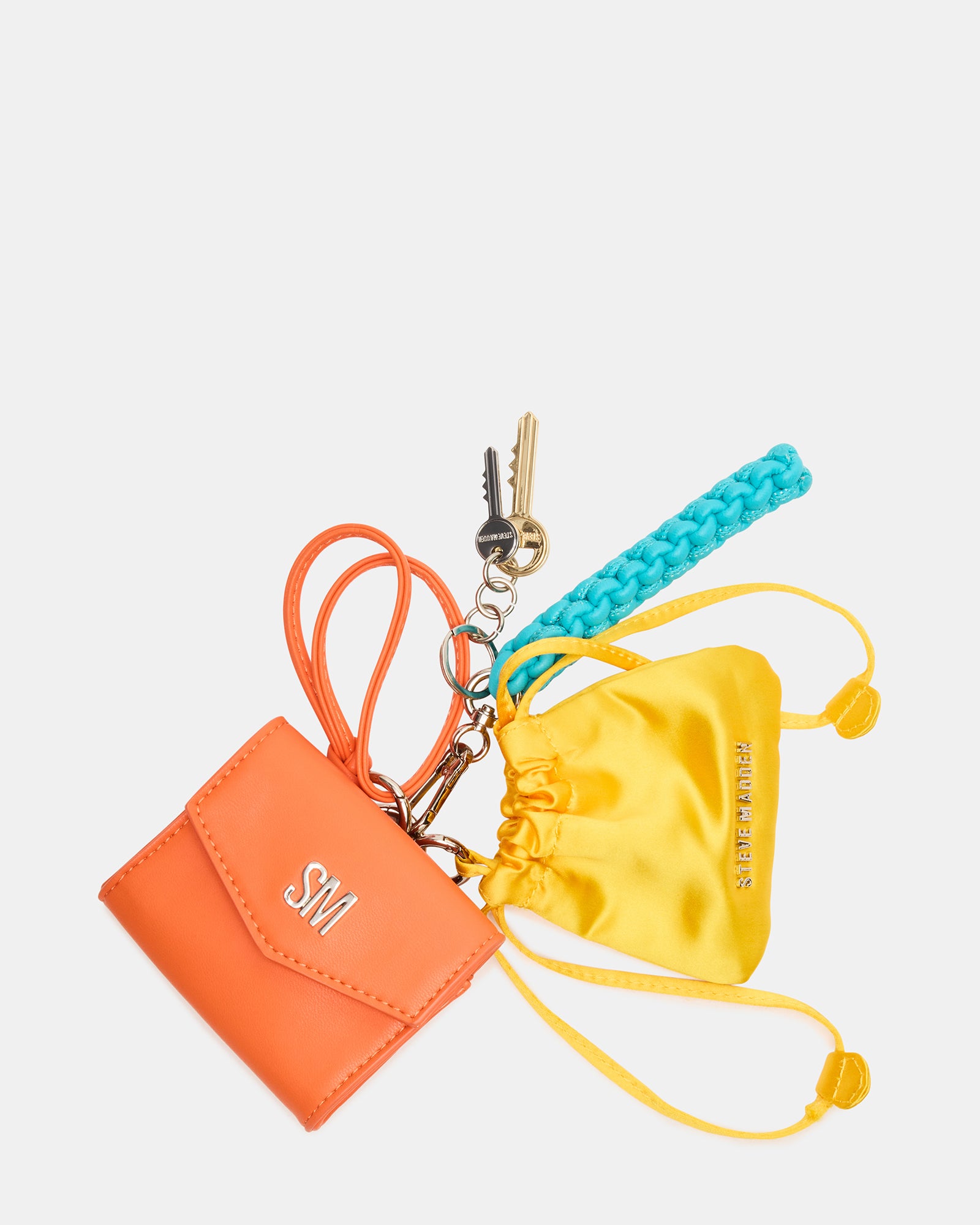 TRAVEL BAG CHARM ORANGE MULTI、mySite、gtrtttuynbv