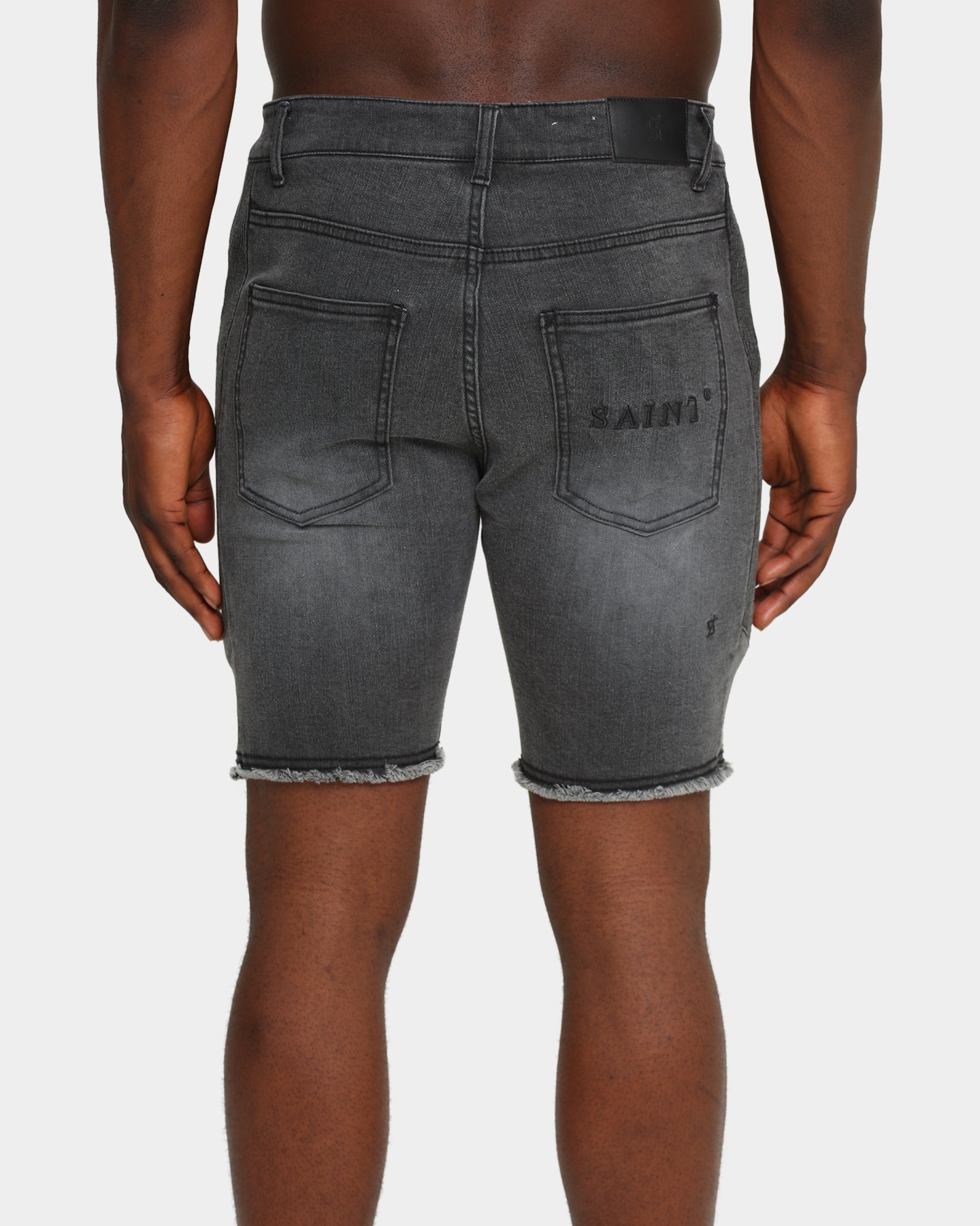 Saint Morta Codex Denim Shorts Vintage Black、mySite、zt4zffjzw