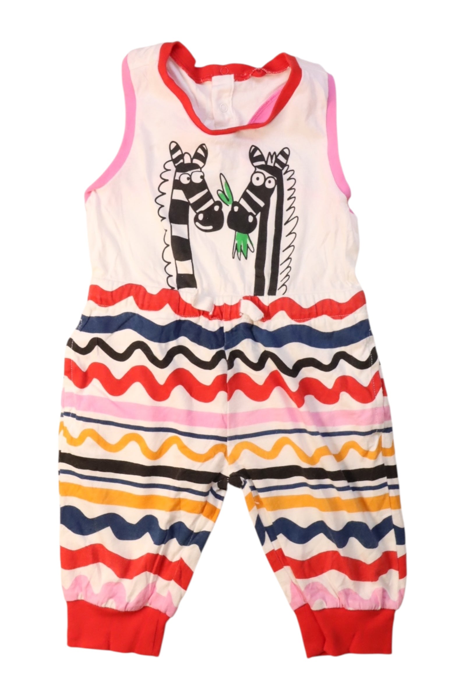 Stella McCartney Zebra Sleeveless Romper 12-18M、mySite、g9winljtr
