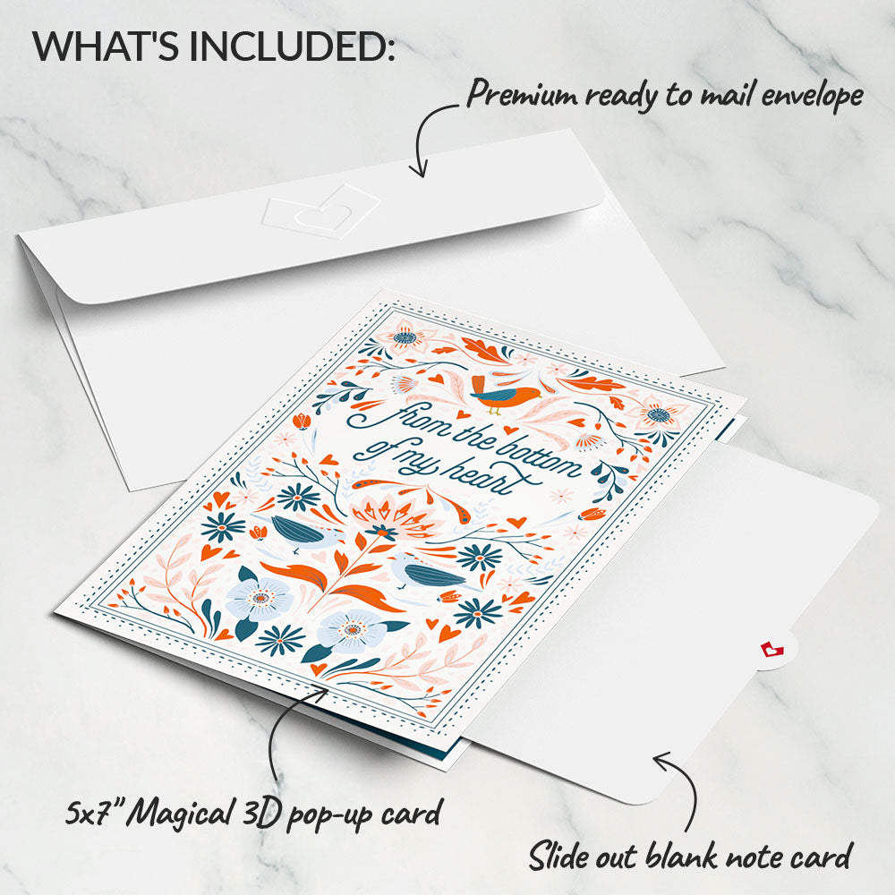 Heartfelt Thank You Pop-Up Card、mySite、solidvoid