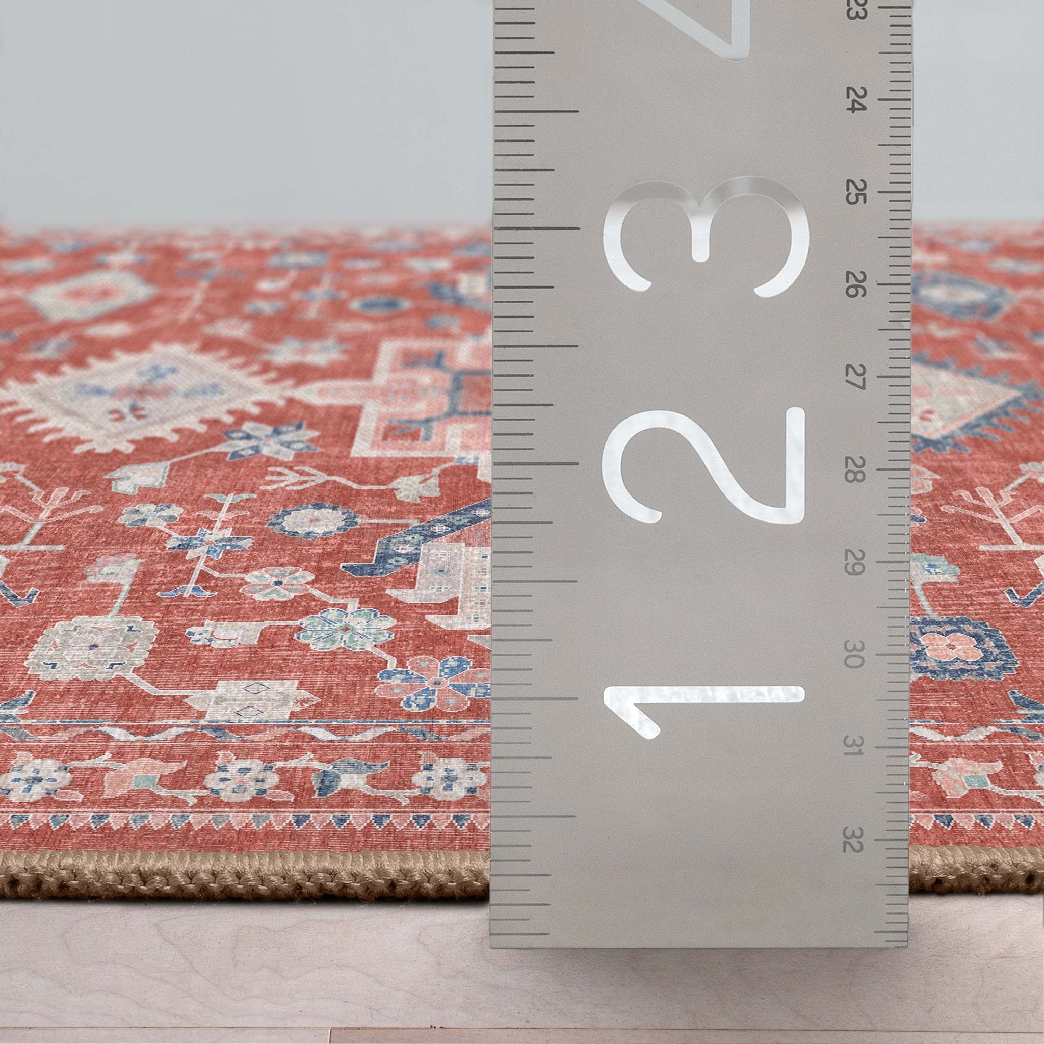 Delhi Vintage Medallion Diamond Pattern Rug – Easy Clean, Stylish Elegant Design、mySite、gigharbornorthrealestate